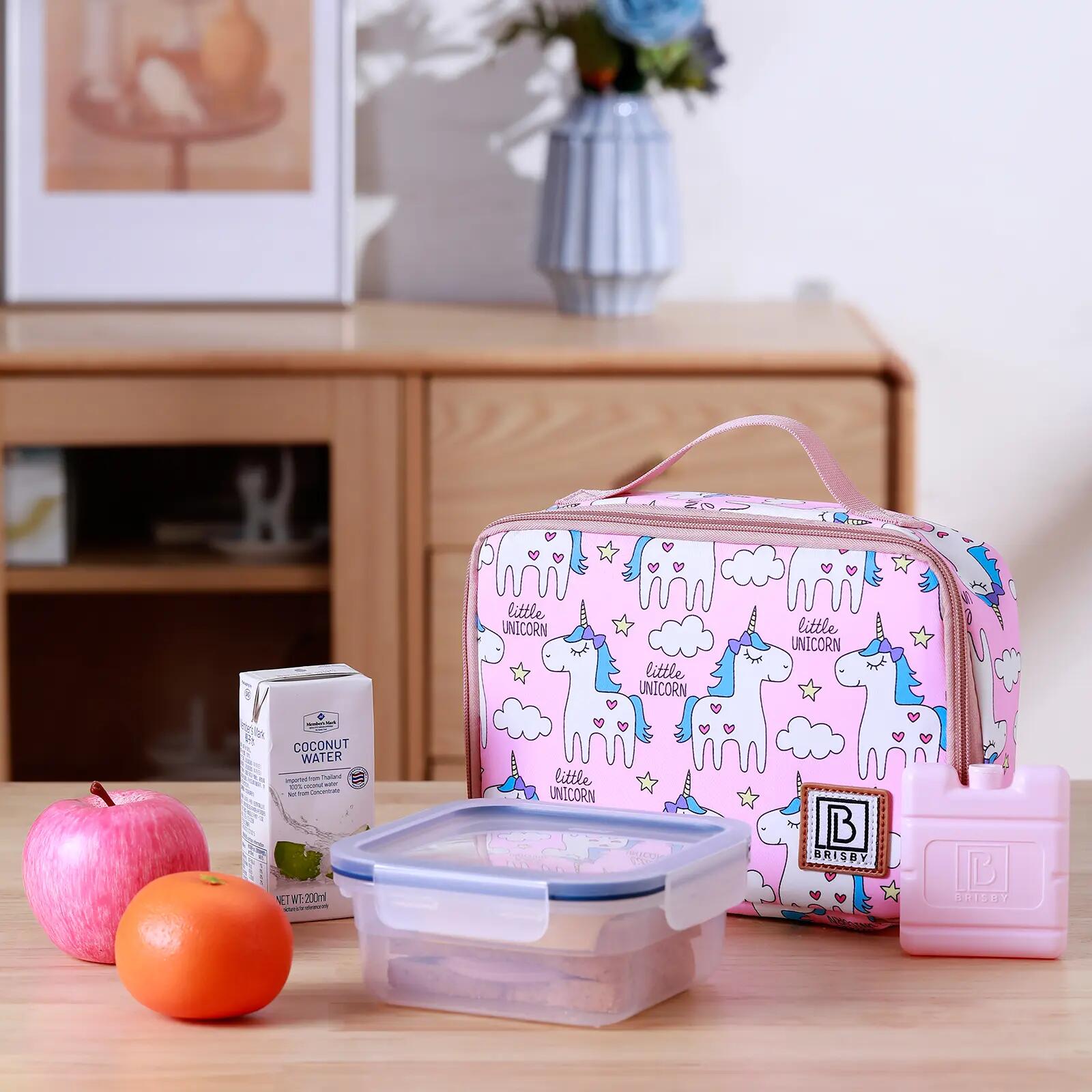 Lunchbox Outdoor Kinderen Classic 2,5L Opvouwbaar Met Naamkaartje Meerkleurig 3/7