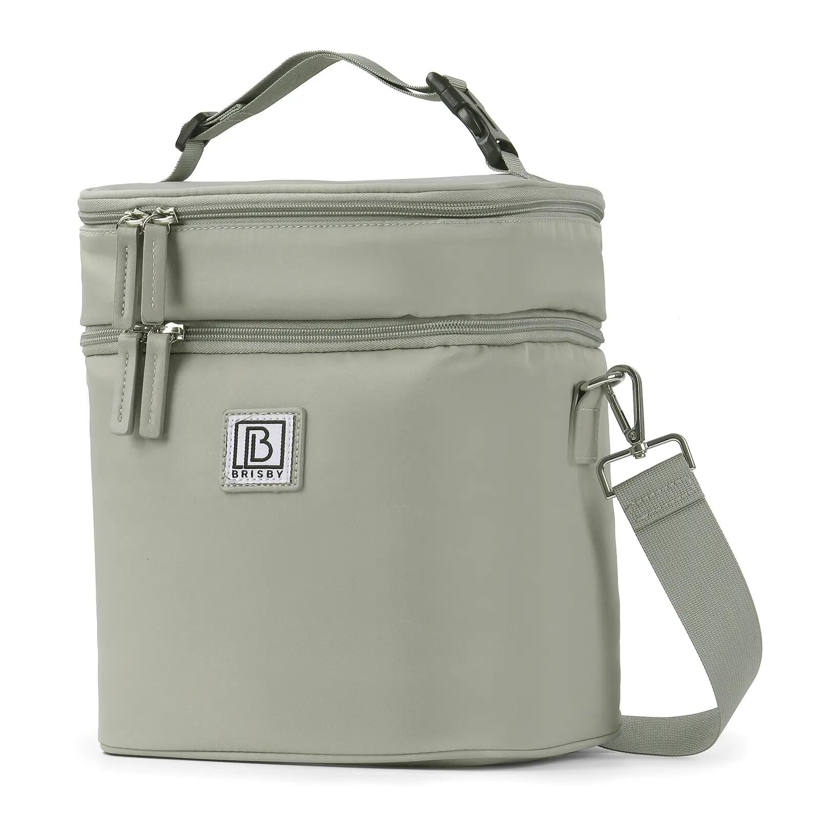 Lunchbox Outdoor Koeltas 12L 2 Geïsoleerde Vakken Incl. 2 Koelelementen Groen 2/7