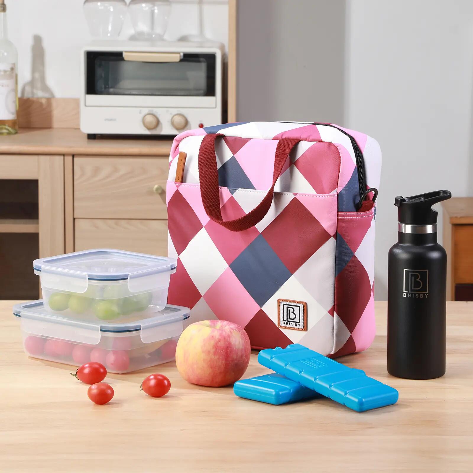 Lunchbox Outdoor Classic 7L Incl. 2 Koelelementen En Schouderband Roze 5/7