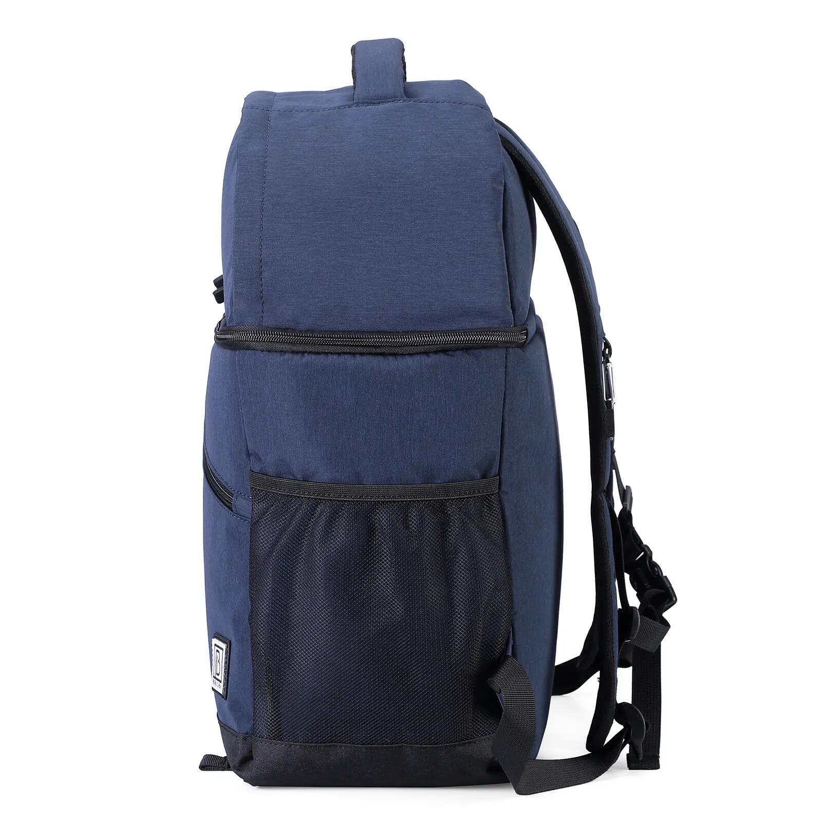 Rugzakkoeler Kamperen Rugzak 25L 4-laags Geïsoleerd Incl. 2 Koelelementen Blauw 4/7