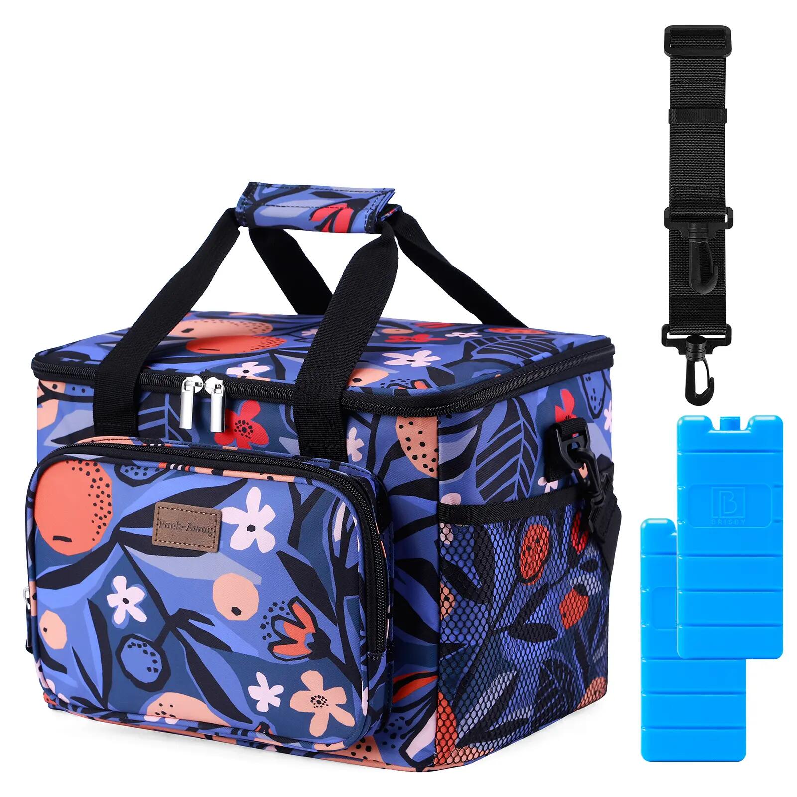 Koelbox Kamperen Fold Set 40L En 15L Incl. 8 Koelelementen Meerkleurig 2/7
