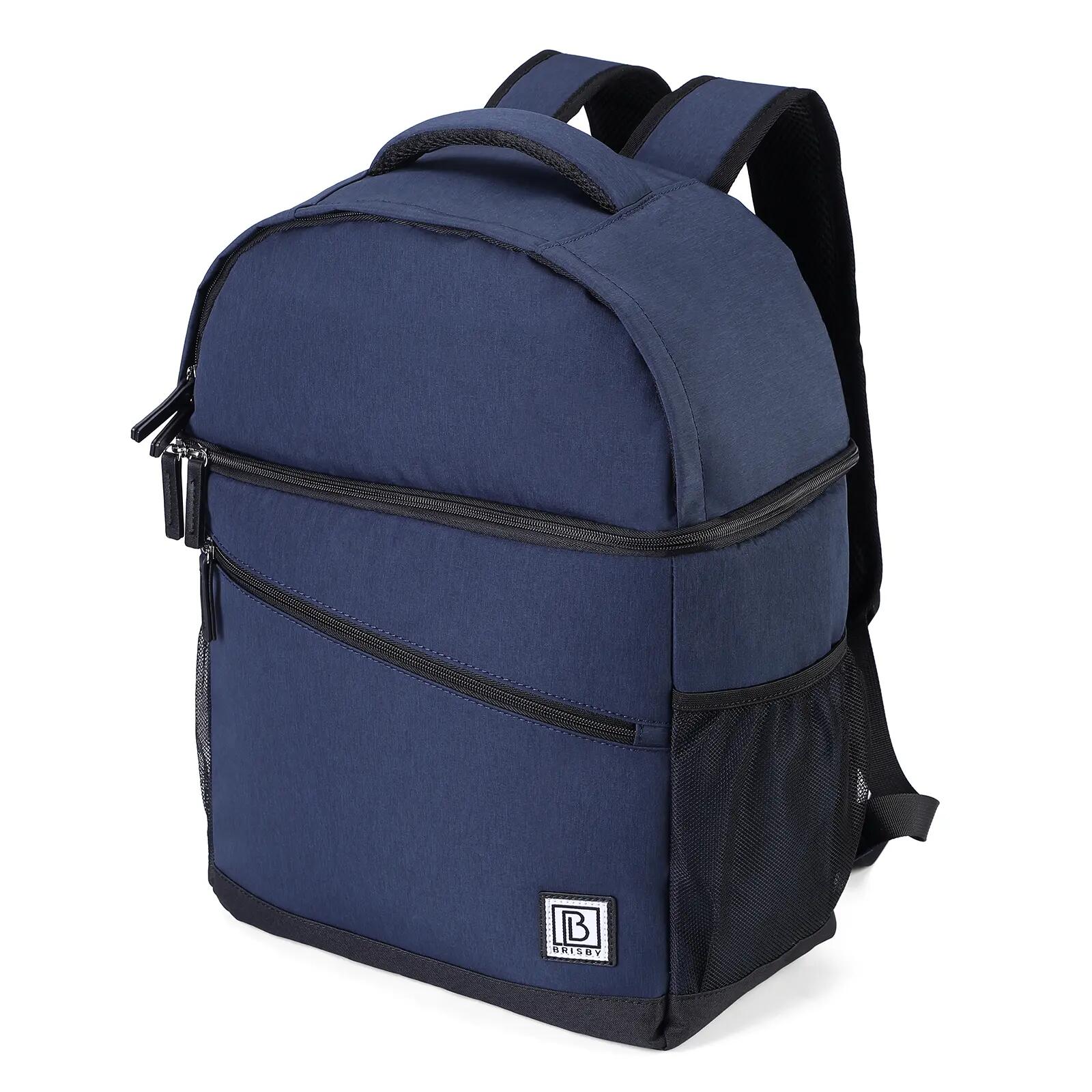 Rugzakkoeler Kamperen Rugzak 25L 4-laags Geïsoleerd Incl. 2 Koelelementen Blauw 3/7