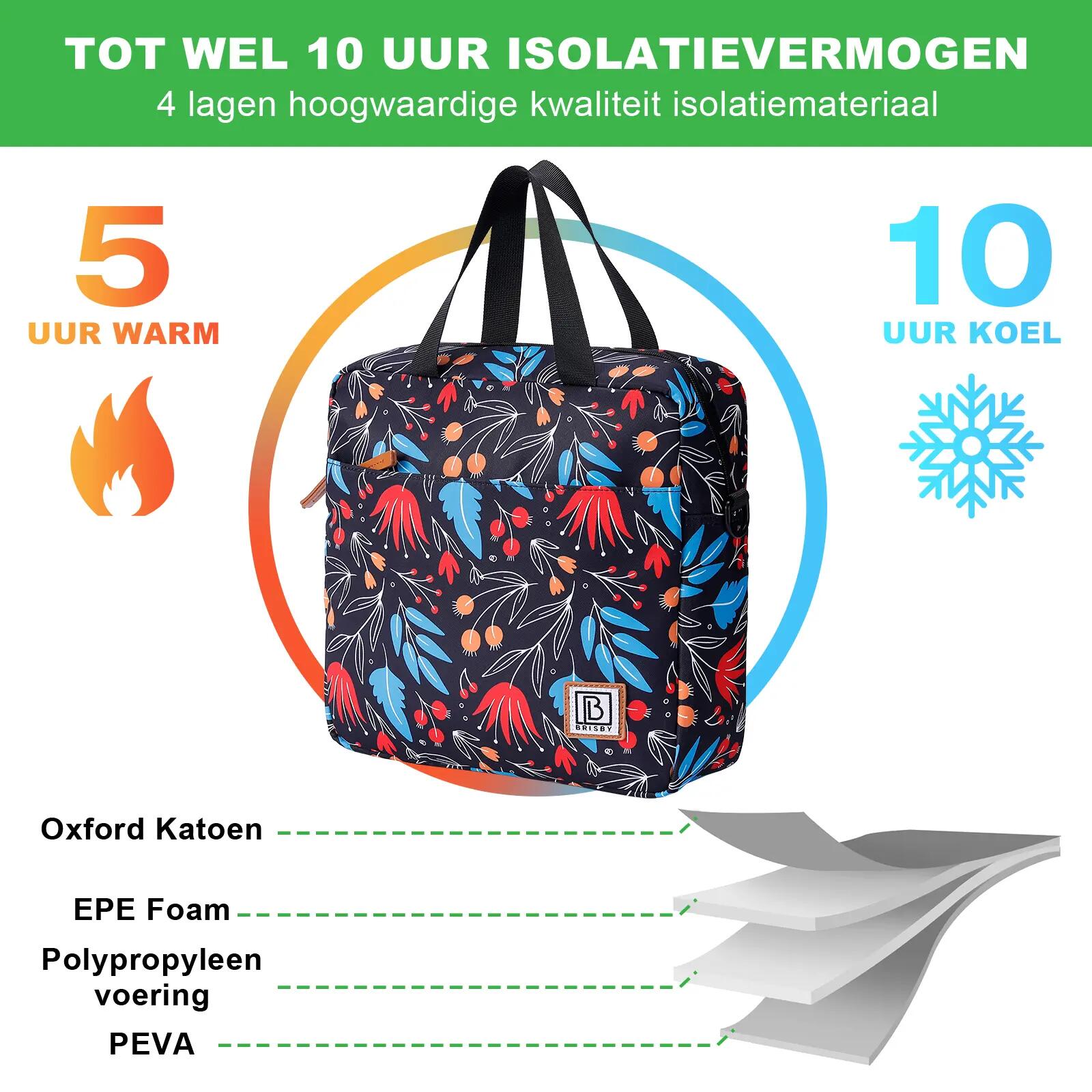Lunchbox Outdoor Classic 7L Incl. 2 Koelelementen En Schouderband Meerkleurig 6/7