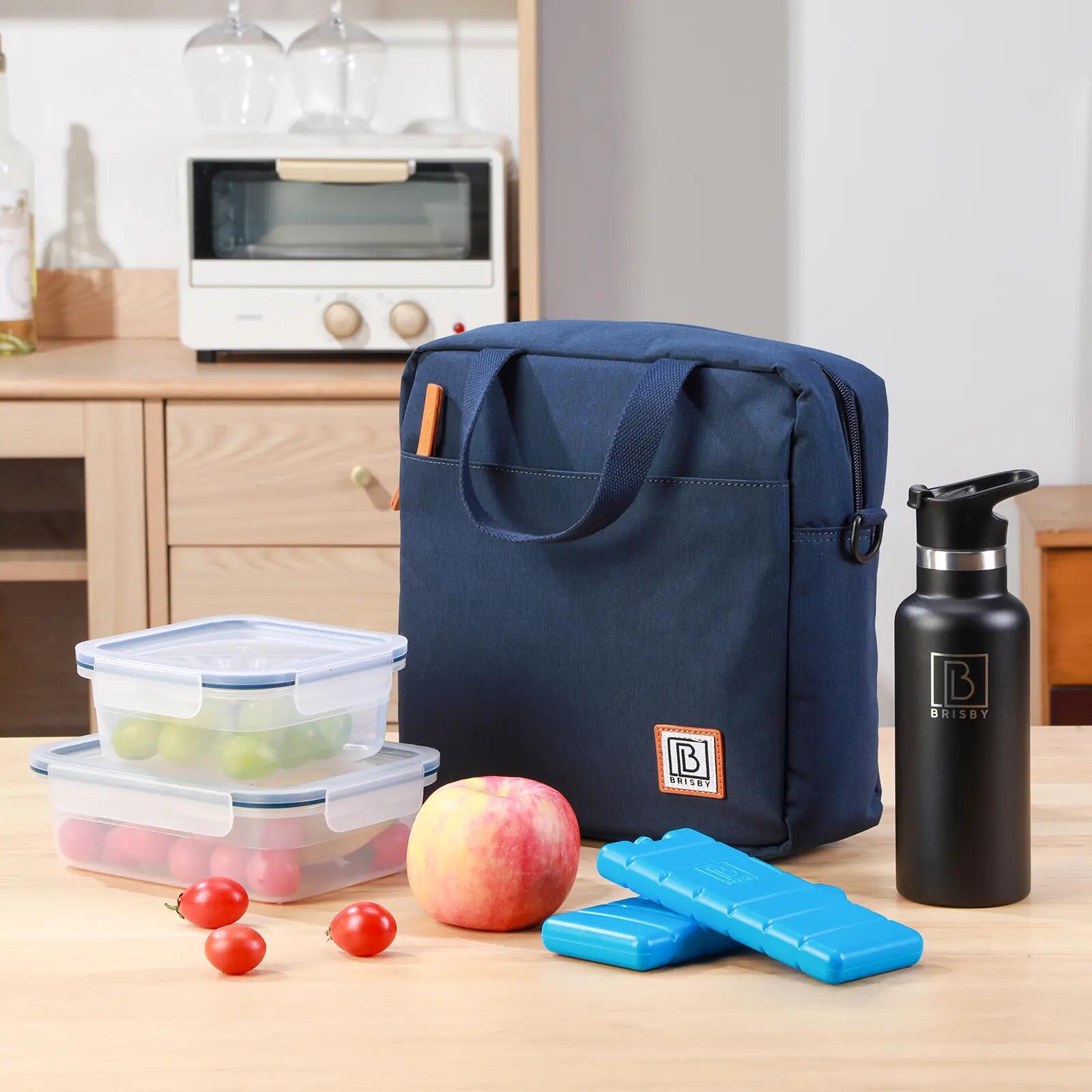 Lunchbox Outdoor Classic 7L Incl. 2 Koelelementen En Schouderband Blauw 5/7