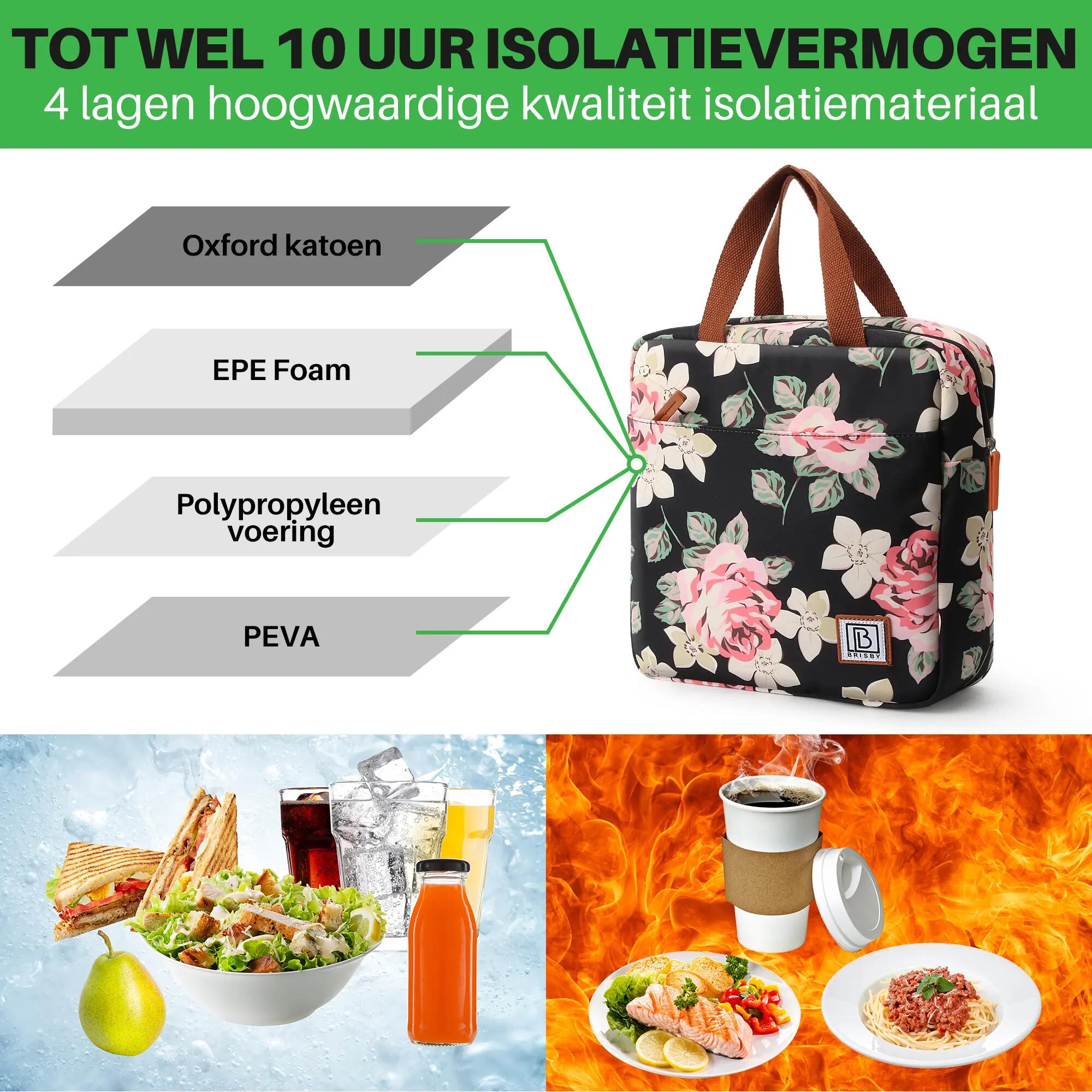 Lunchbox Outdoor Classic 7L Incl. 2 Koelelementen En Schouderband Meerkleurig 4/7