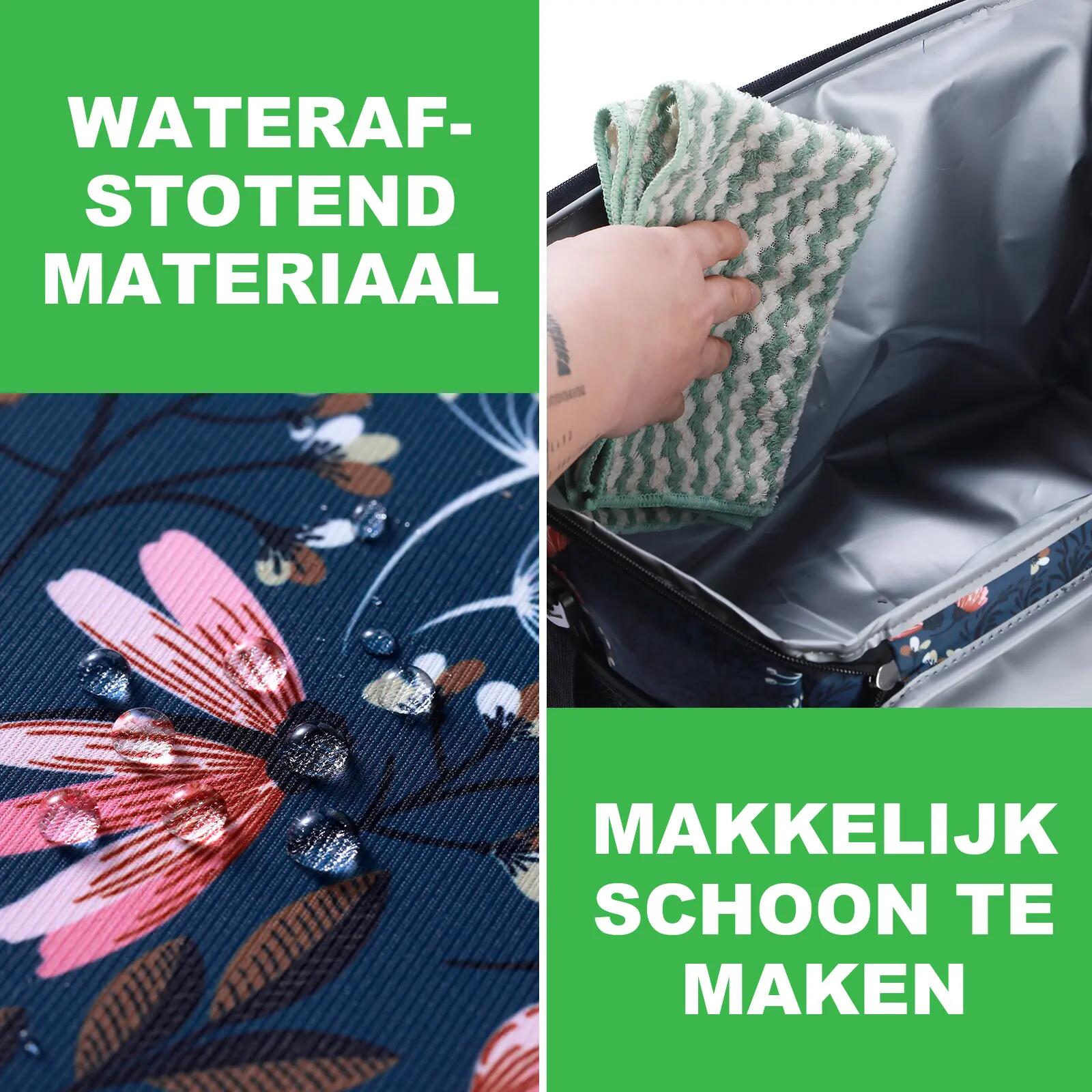 Koelbox Kamperen Fold Set 40L En 15L Incl. 8 Koelelementen Meerkleurig 4/7