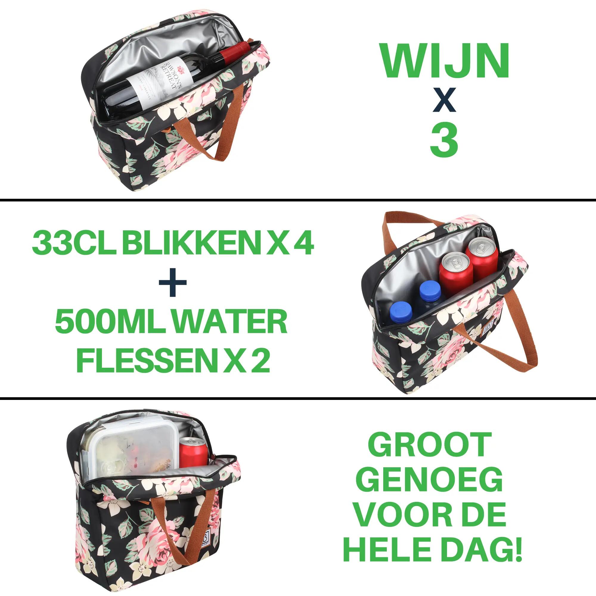 Lunchbox Outdoor Classic 7L Incl. 2 Koelelementen En Schouderband Meerkleurig 3/7
