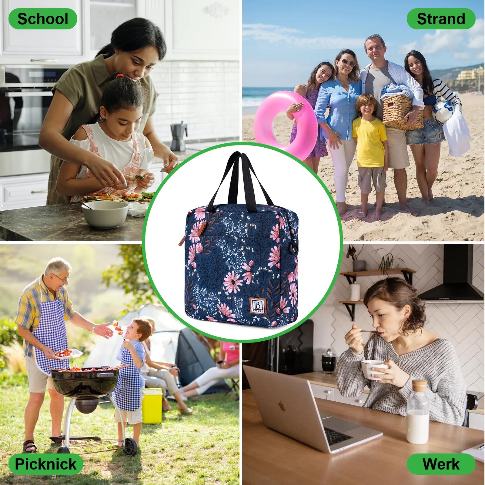 Lunchbox Outdoor Classic 7L Incl. 2 Koelelementen En Schouderband Meerkleurig 6/7