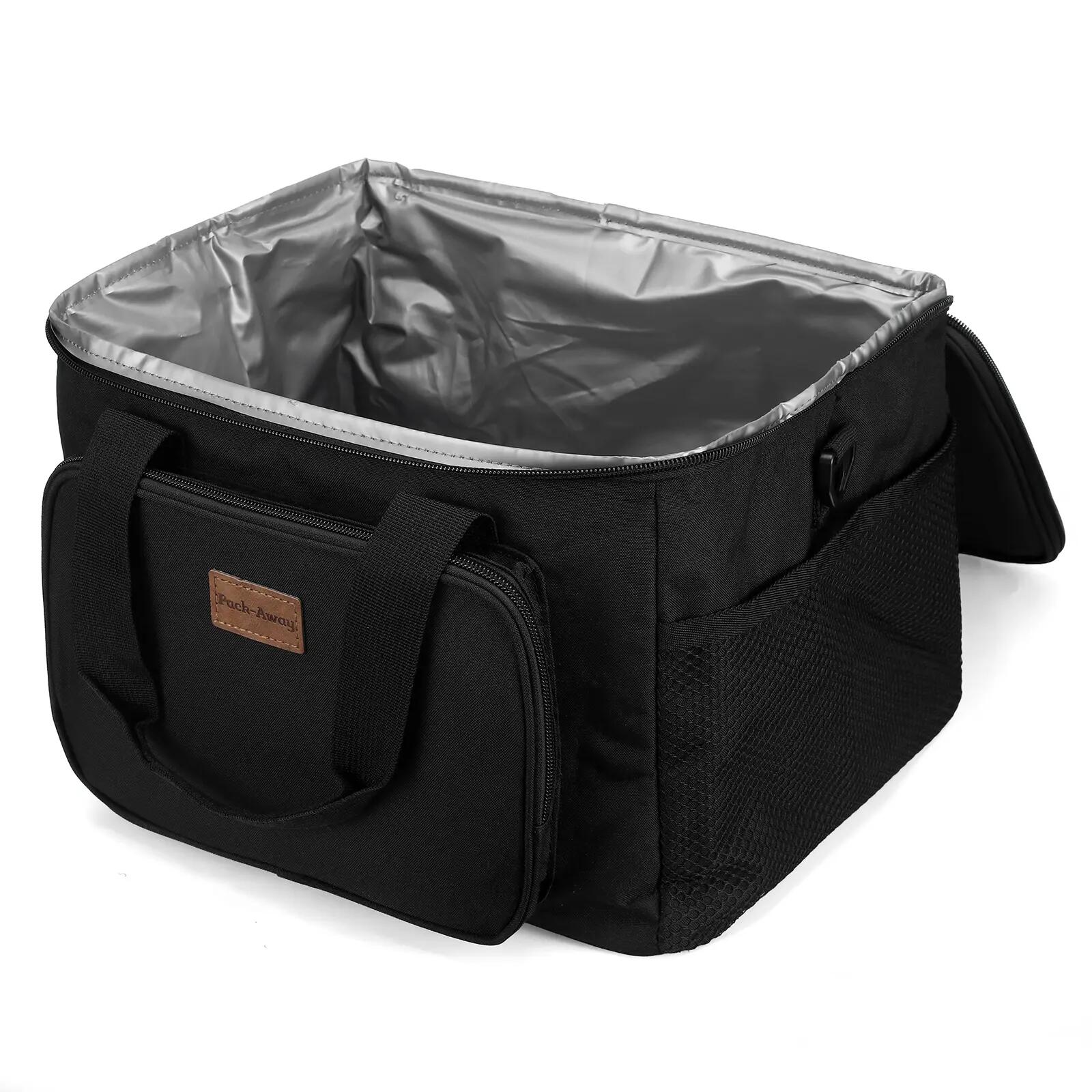 Koelbox Kamperen Fold 15L Opvouwbaar Incl. 2 Koelelementen Zwart 6/7