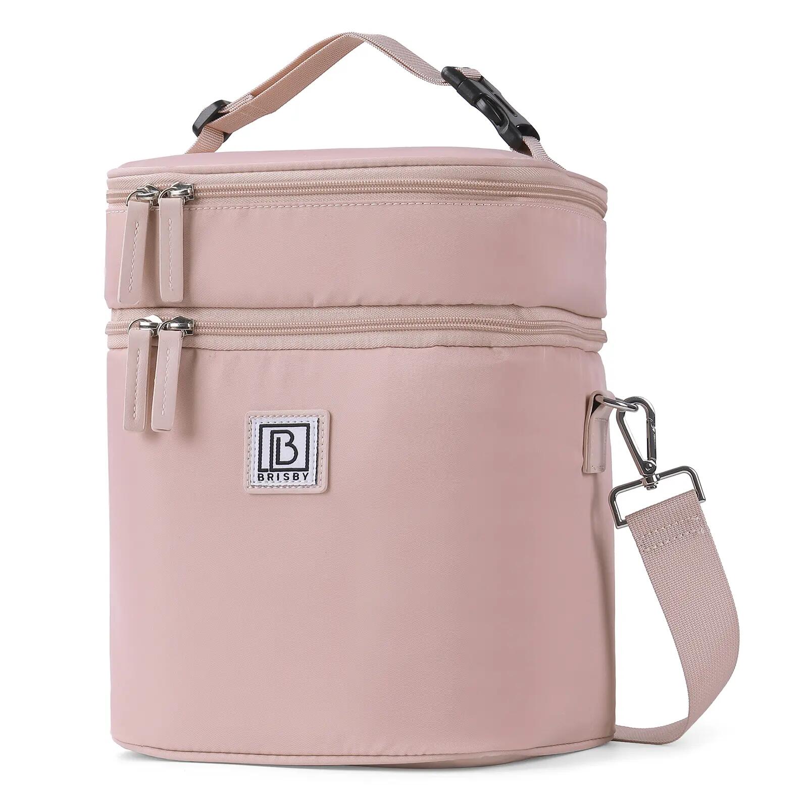 Lunchbox Outdoor Koeltas 12L 2 Geïsoleerde Vakken Incl. 2 Koelelementen Roze 2/7