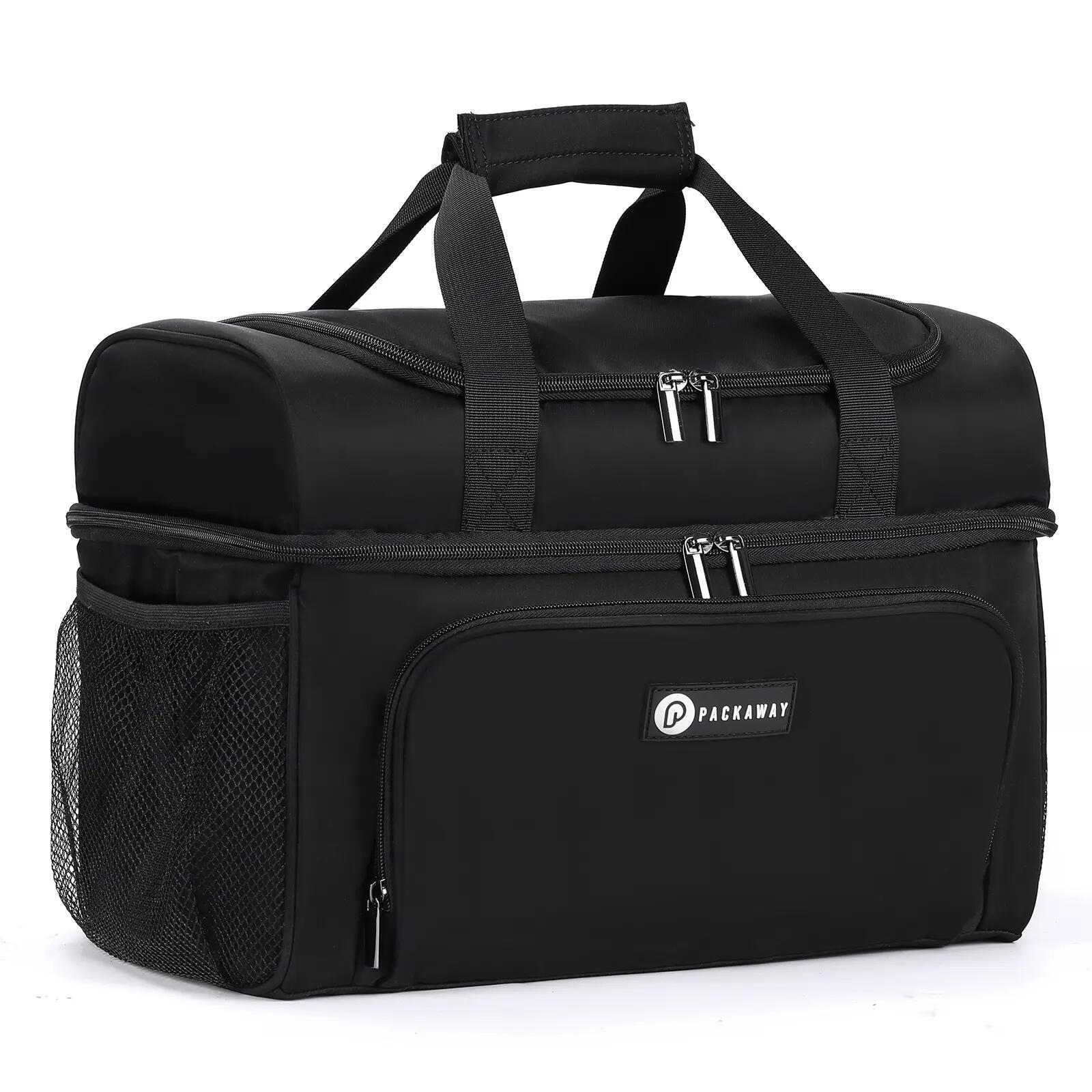 Koelbox Kamperen Duo 20L 2 Geïsoleerde Vakken Incl. 3 Koelelementen Zwart 5/7