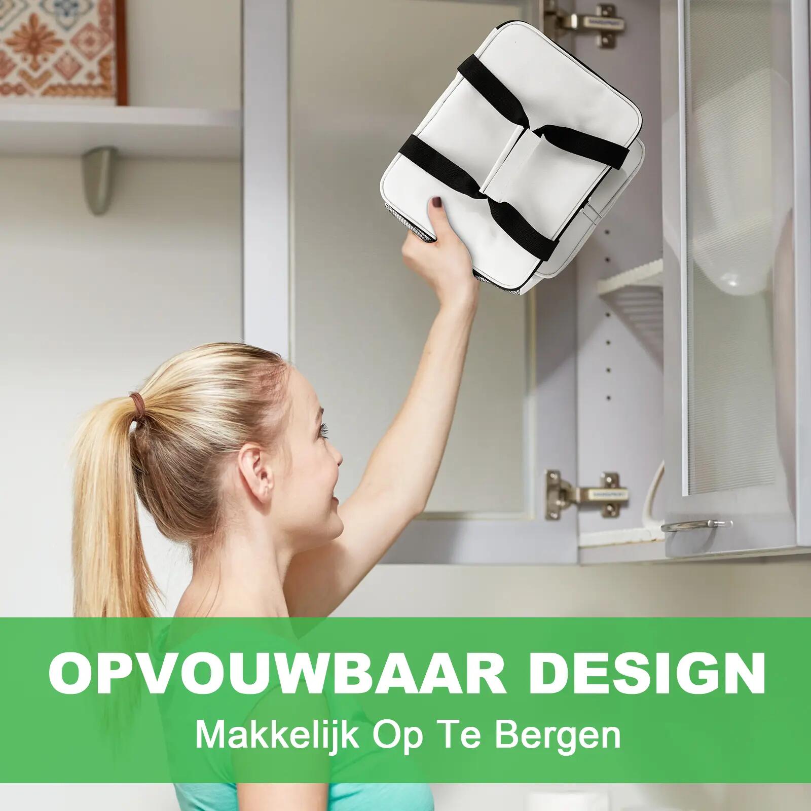 Koelbox Kamperen Fold Set 40L En 15L Incl. 8 Koelelementen Wit 4/7