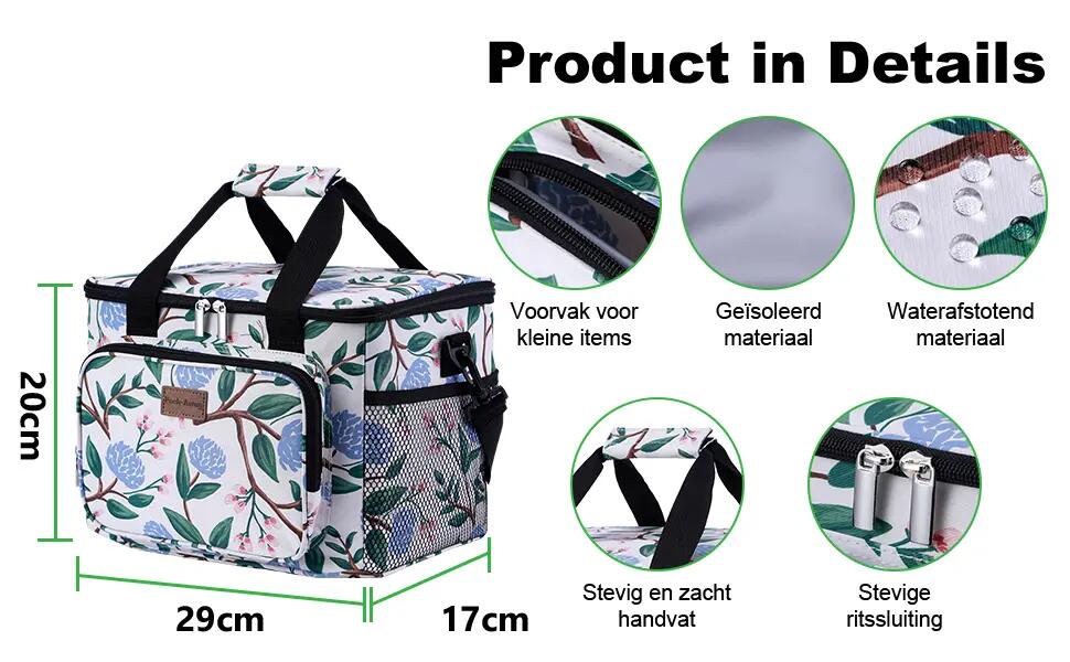 Koelbox Kamperen Fold Set 40L En 15L Incl. 8 Koelelementen Meerkleurig 7/7