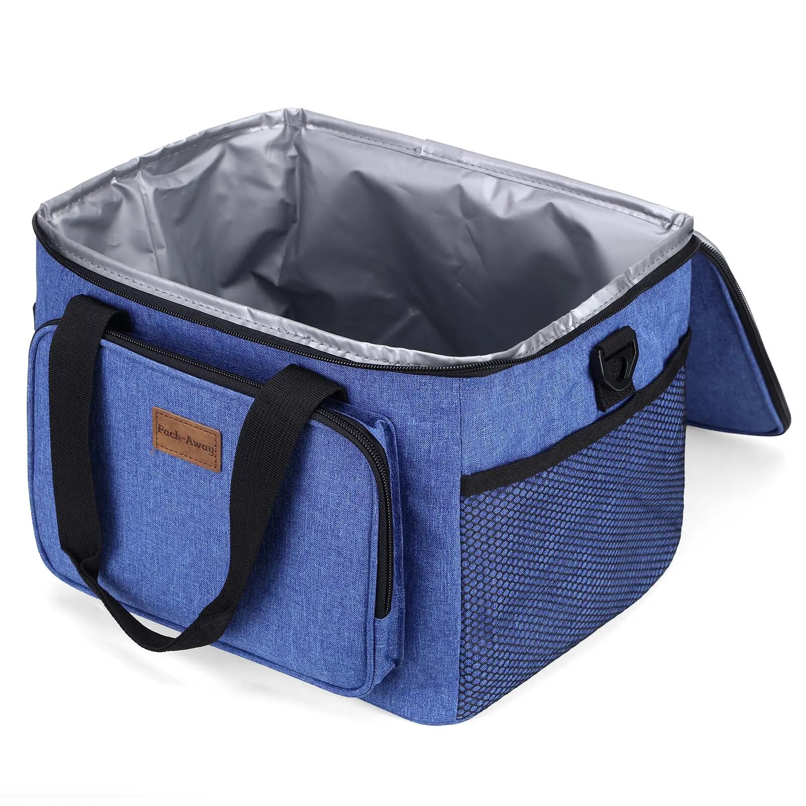Koelbox Kamperen Fold 15L Opvouwbaar Incl. 2 Koelelementen Blauw 4/7