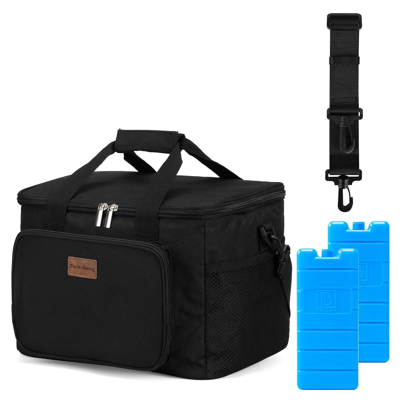 Koelbox Kamperen Fold 15L Opvouwbaar Incl. 2 Koelelementen Zwart 2/7