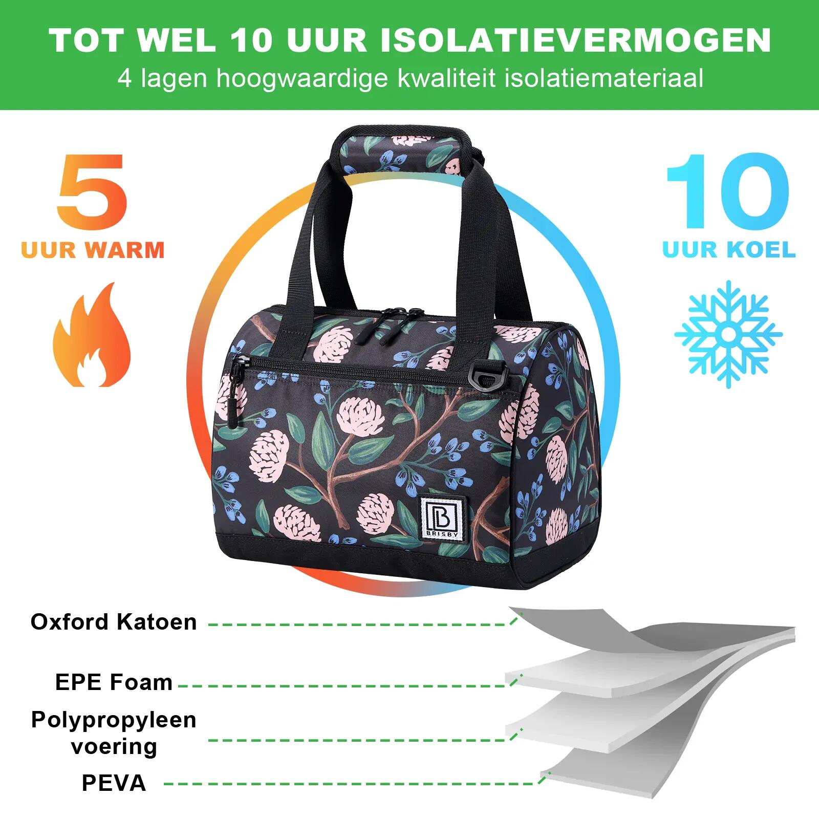 Lunchbox Outdoor Classic 10L 4-laags Geïsoleerd 2 Koelelementen Meerkleurig 7/7