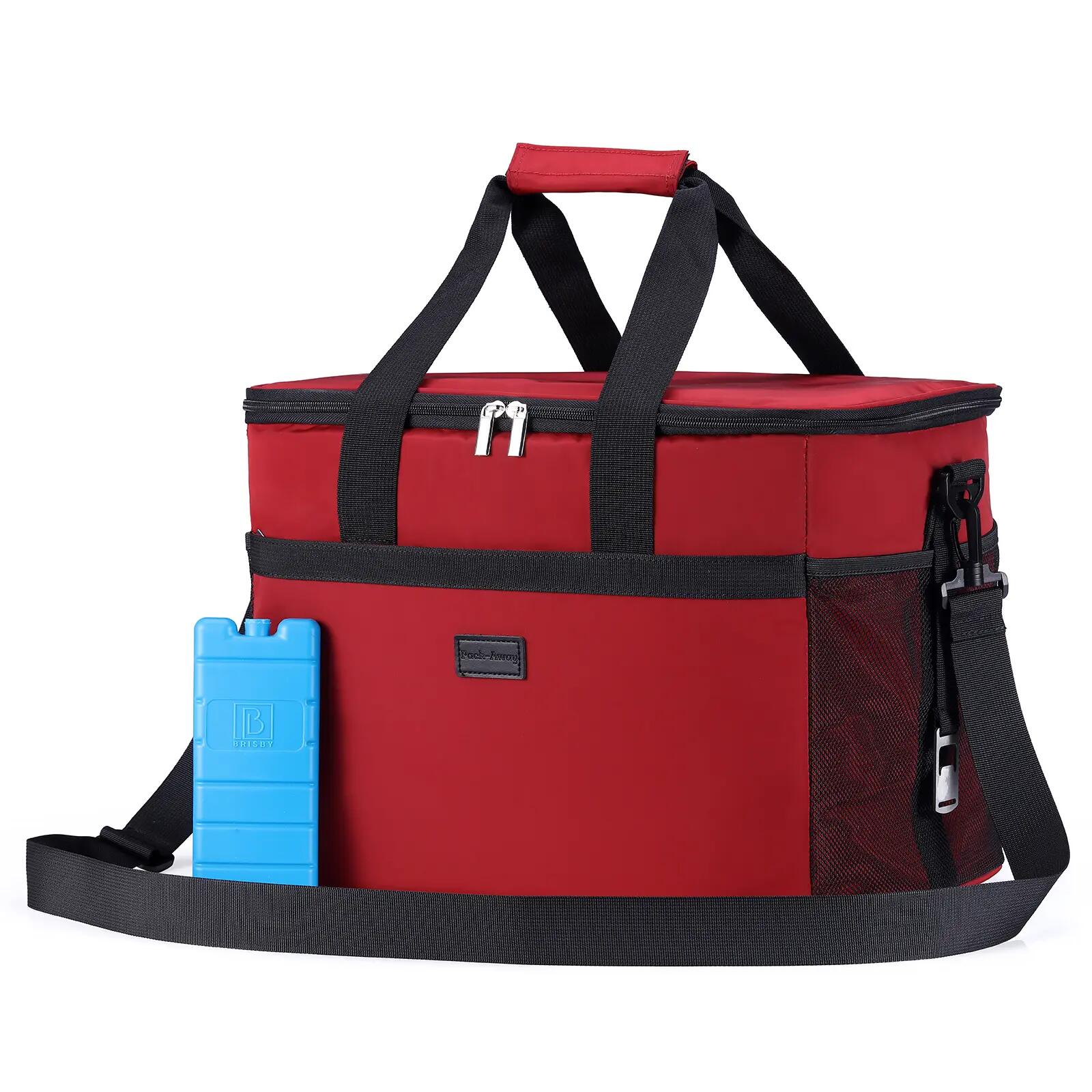 Koelbox Kamperen Fold 30L Opvouwbaar Incl. 4 Koelelementen Rood 5/7