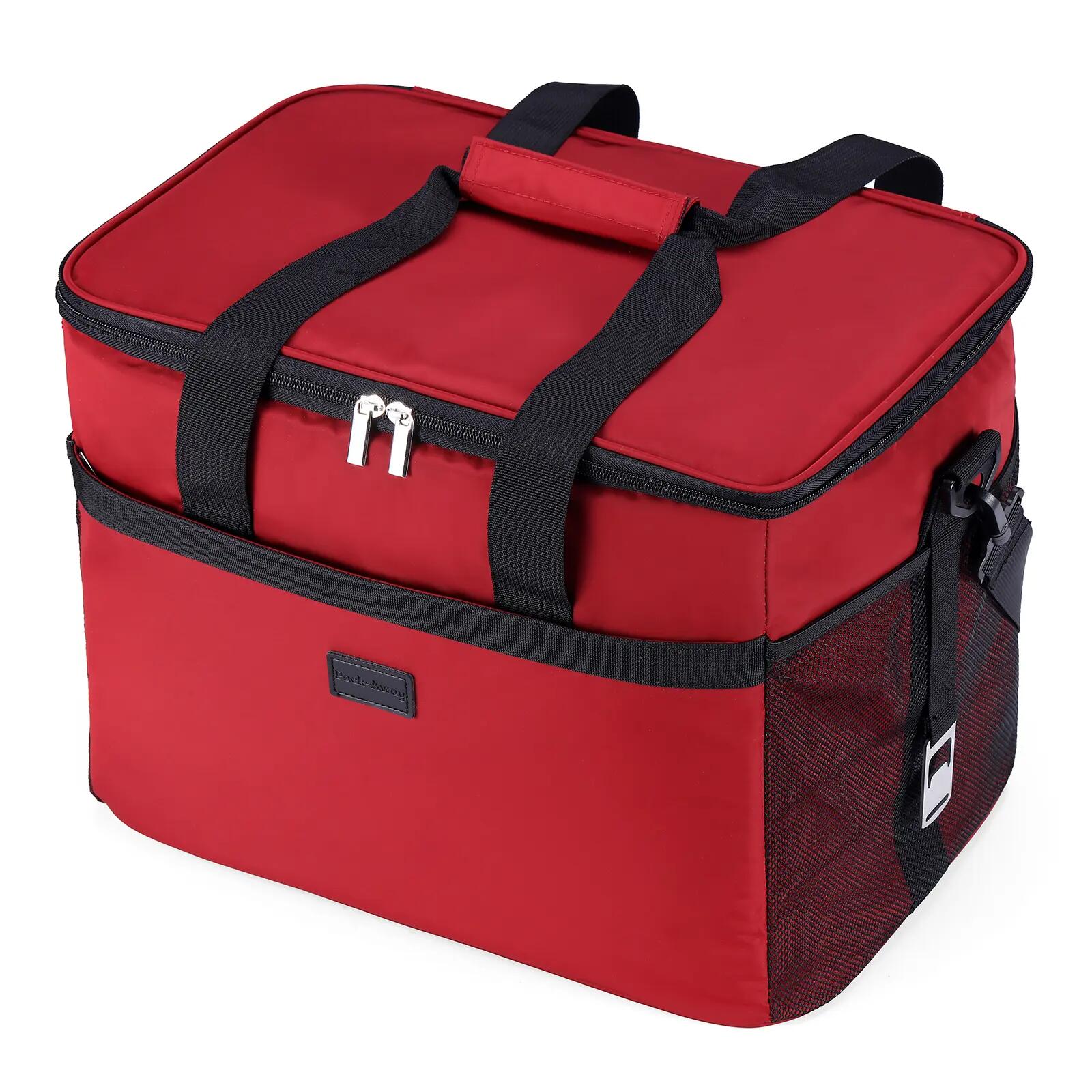 Koelbox Kamperen Fold 30L Opvouwbaar Incl. 4 Koelelementen Rood 4/7