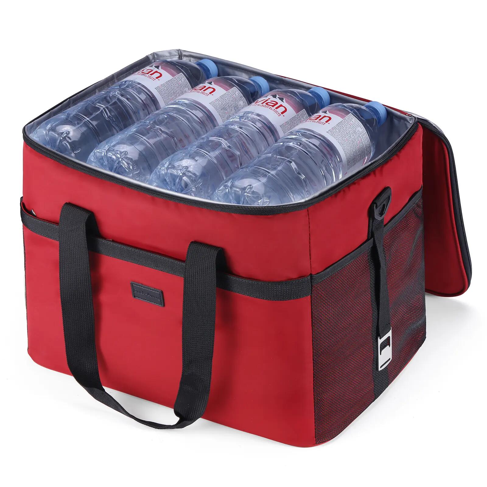 Koelbox Kamperen Fold 40L Opvouwbaar Incl. 6 Koelelementen Rood 7/7