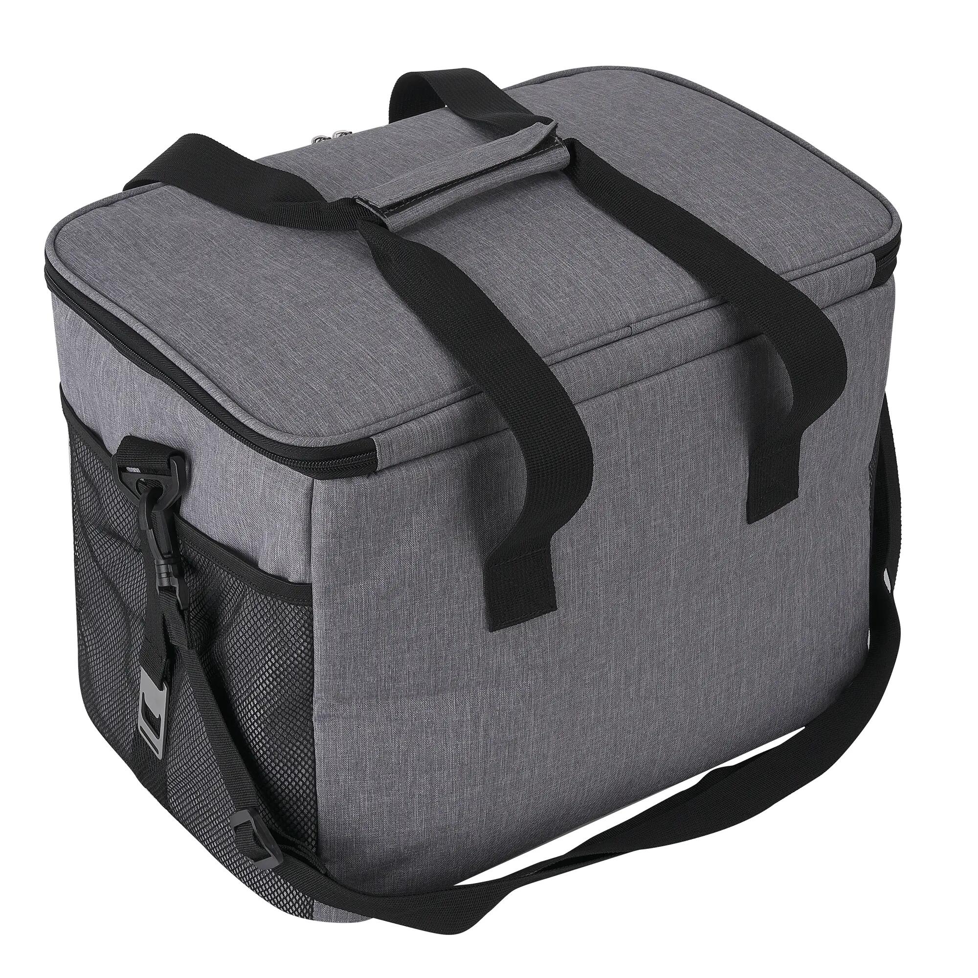 Koelbox Kamperen Divider 30L Vakverdeler Opvouwbaar Incl. 4 Koelelementen Grijs 3/7