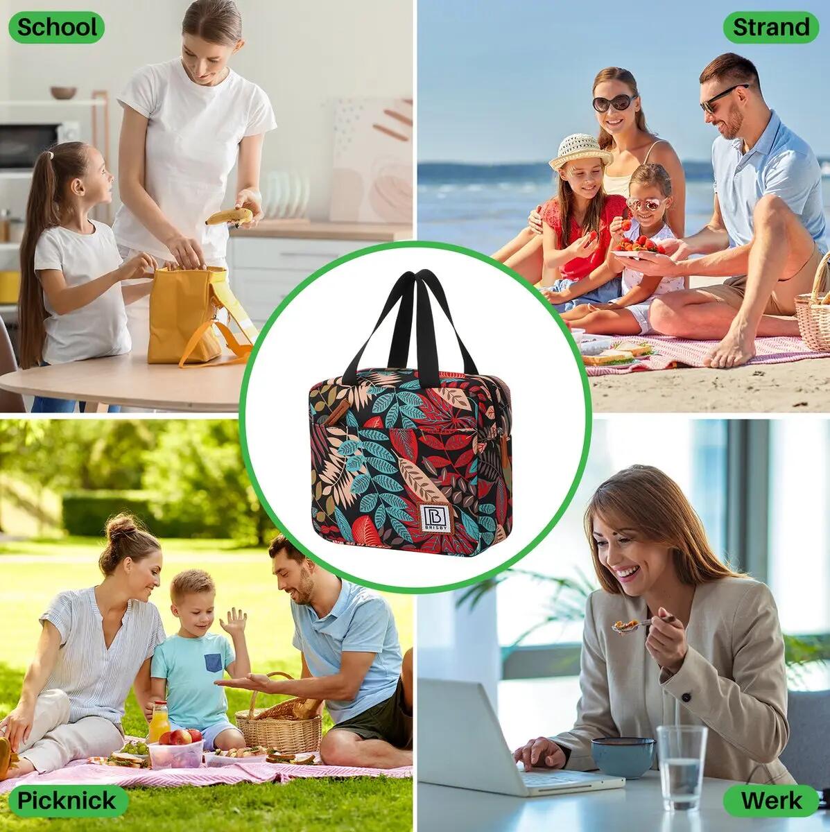 Lunchbox Outdoor Classic 4L 4-laags Geïsoleerd Incl. Koelelement Meerkleurig 2/7