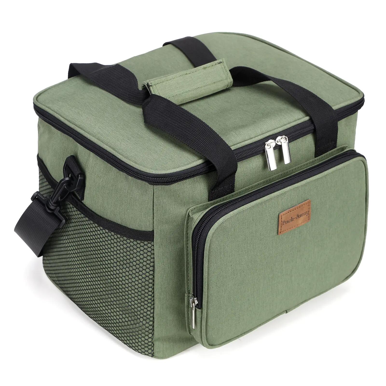 Koelbox Kamperen Fold 15L Opvouwbaar Incl. 2 Koelelementen Groen 4/7
