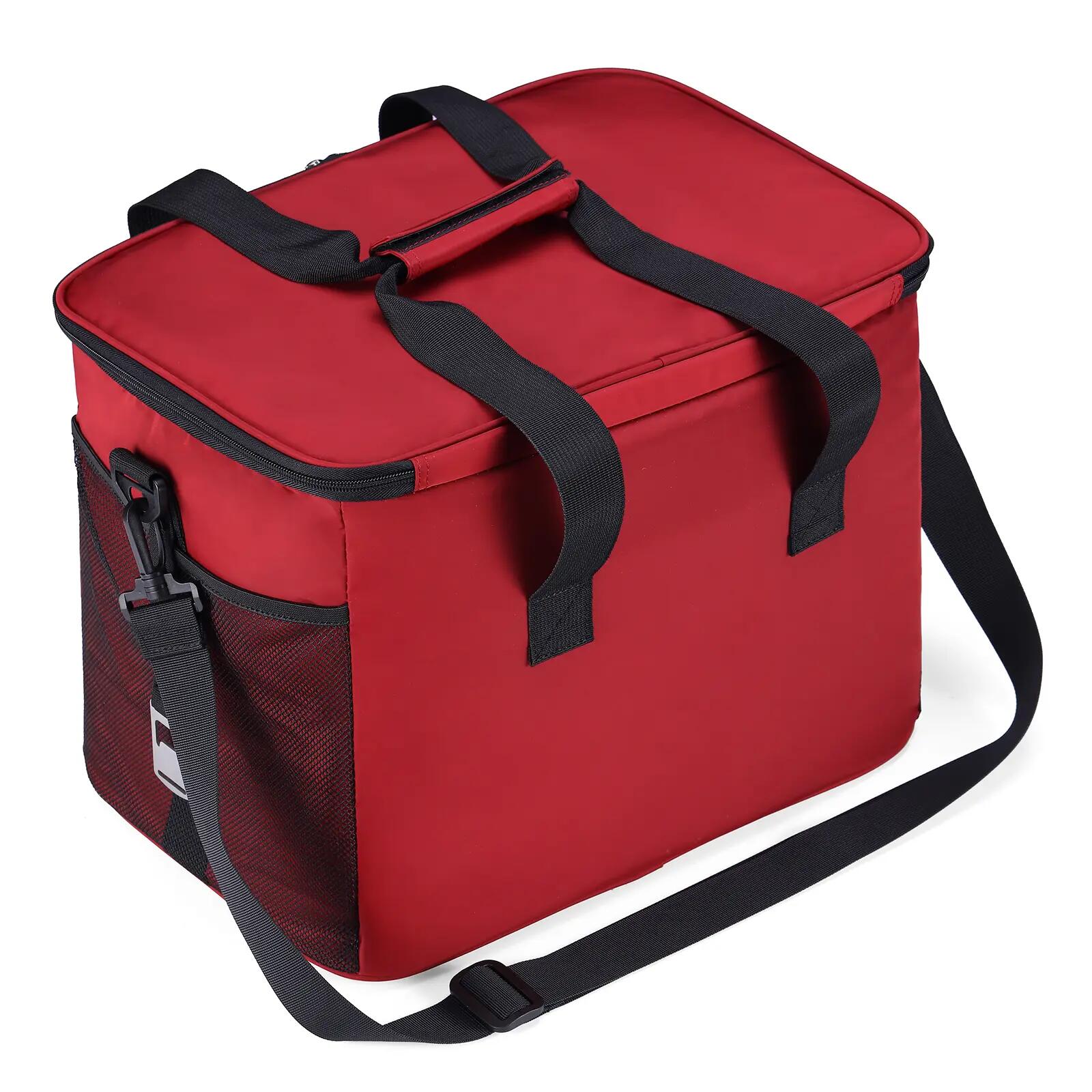 Koelbox Kamperen Fold 30L Opvouwbaar Incl. 4 Koelelementen Rood 3/7