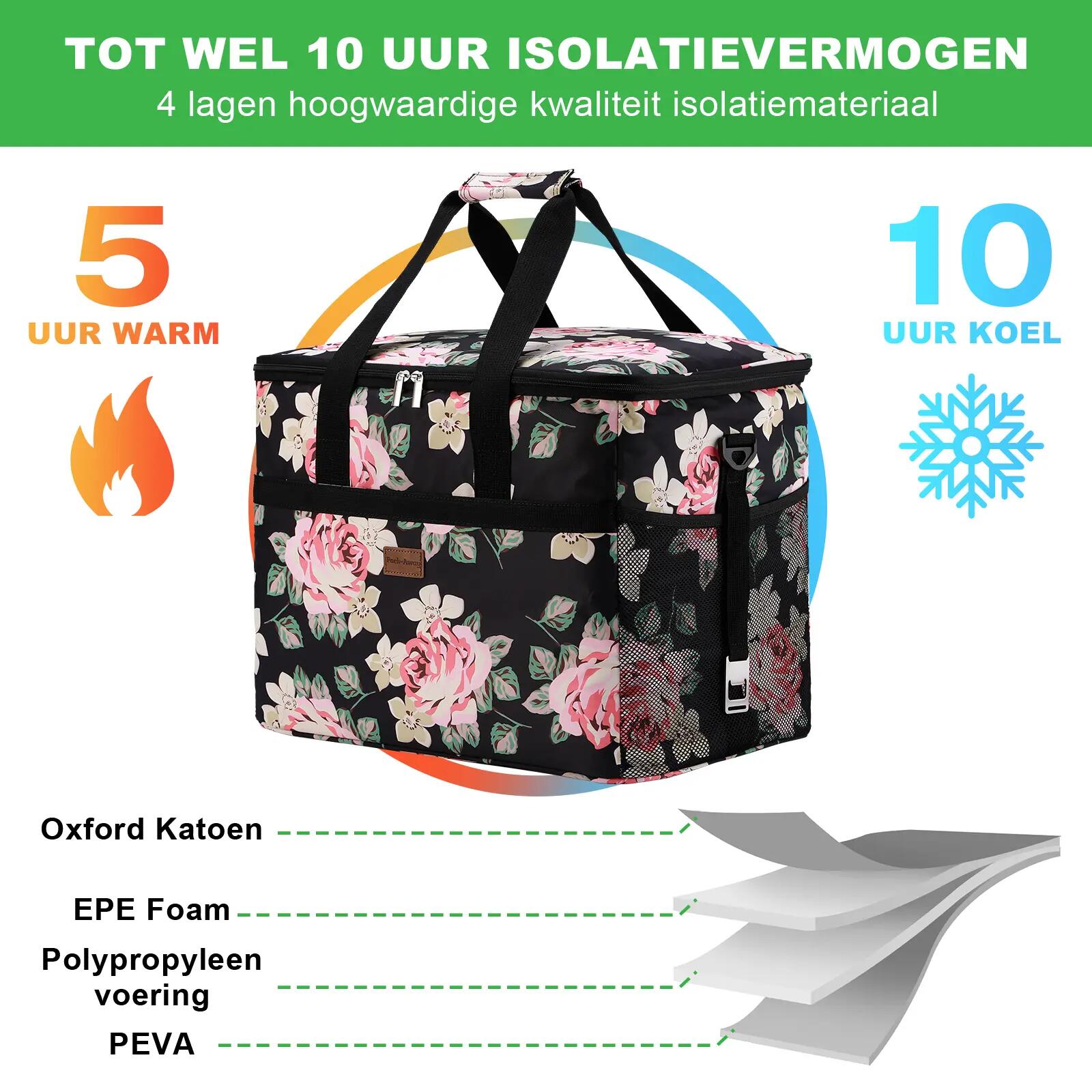 Koelbox Kamperen Fold Set 40L En 15L Incl. 8 Koelelementen Meerkleurig 6/7