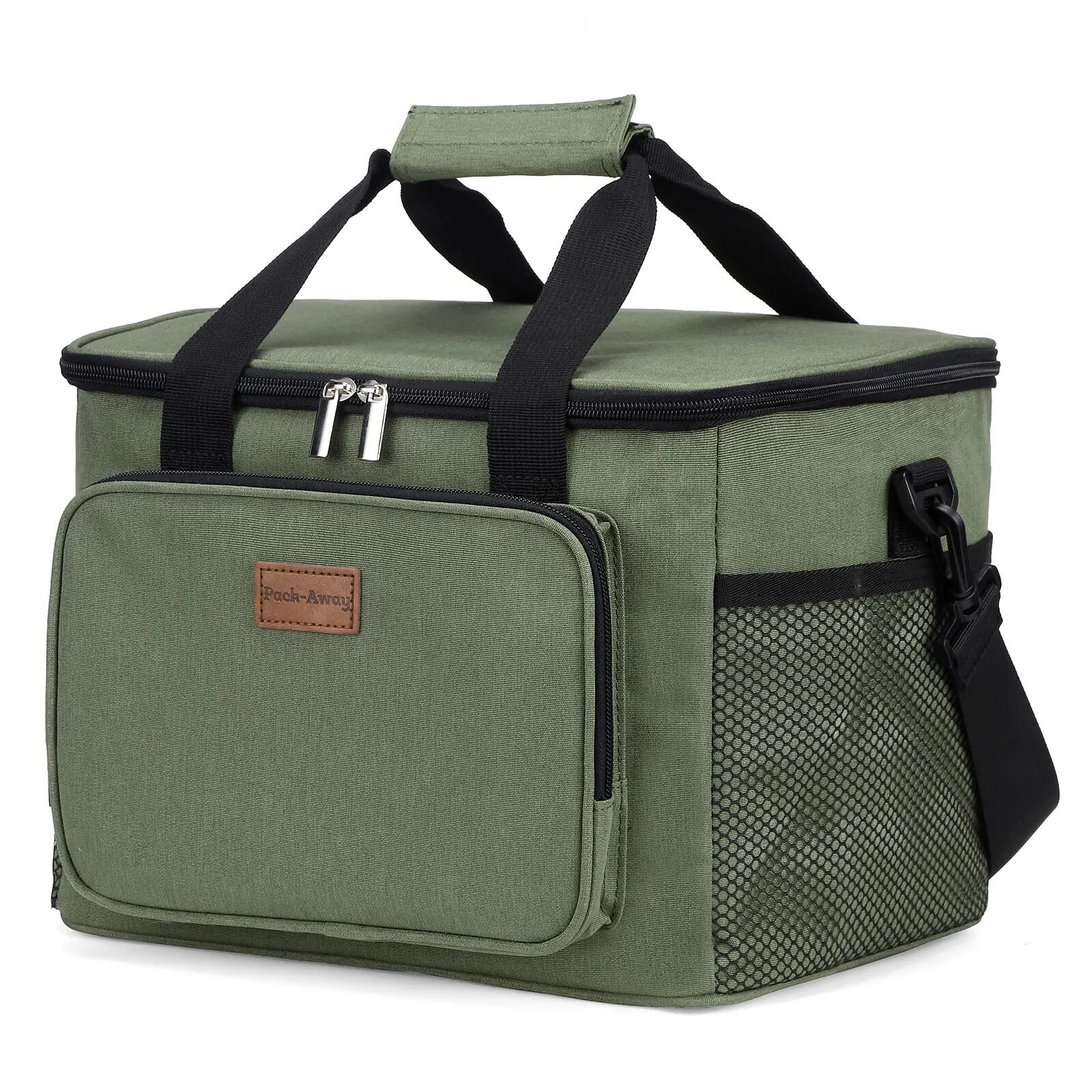 Koelbox Kamperen Fold 15L Opvouwbaar Incl. 2 Koelelementen Groen 3/7