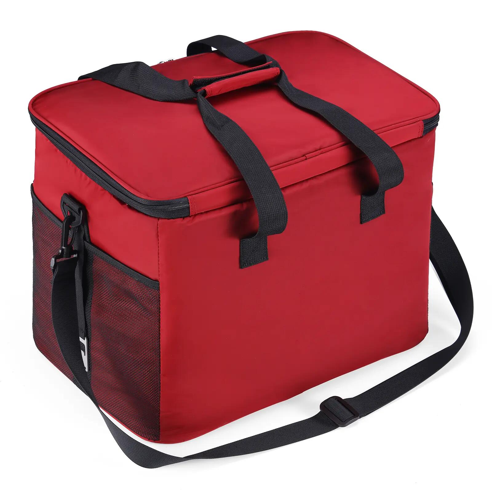 Koelbox Kamperen Fold 40L Opvouwbaar Incl. 6 Koelelementen Rood 5/7