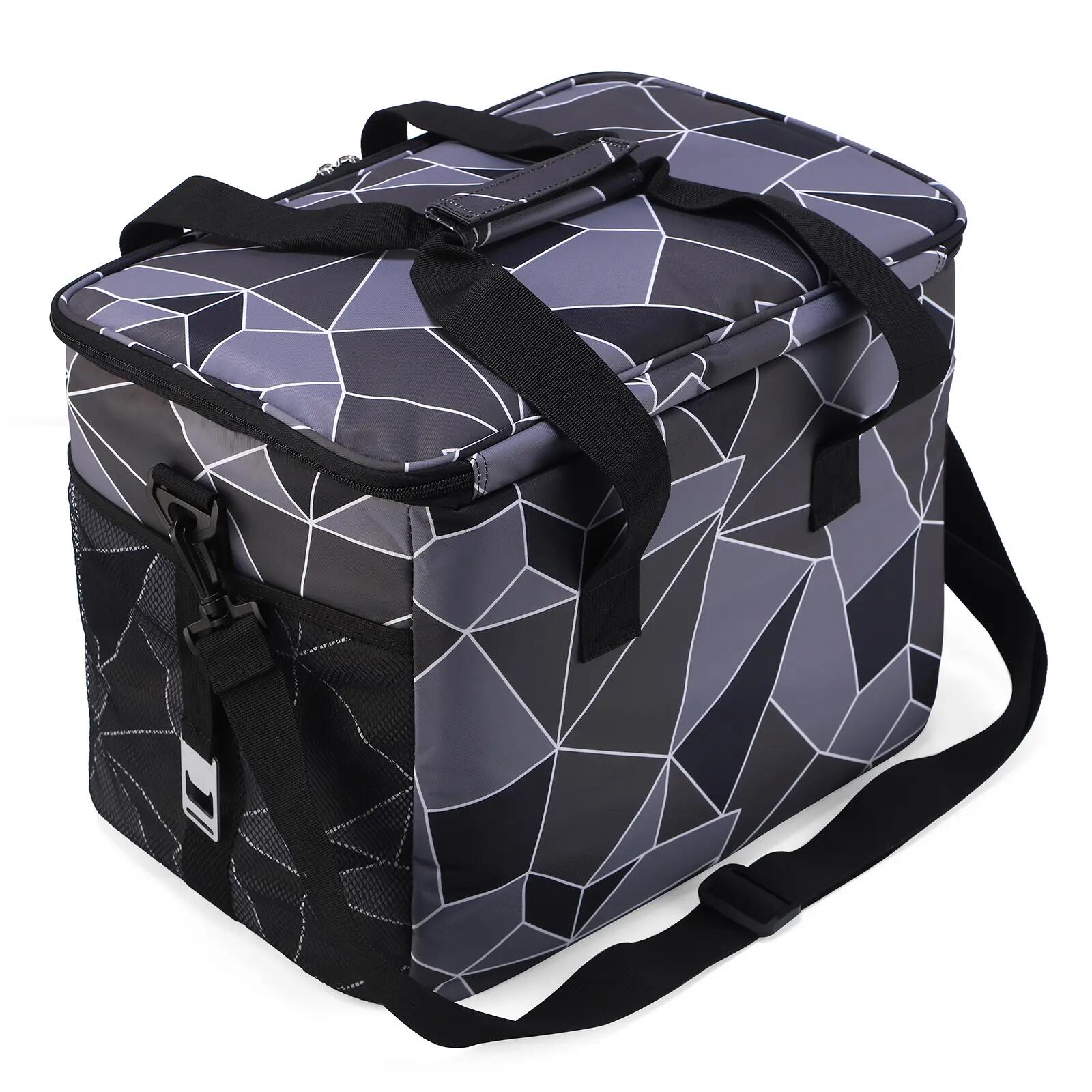 Koelbox Kamperen Fold 30L Opvouwbaar Incl. 4 Koelelementen Grijs 5/7