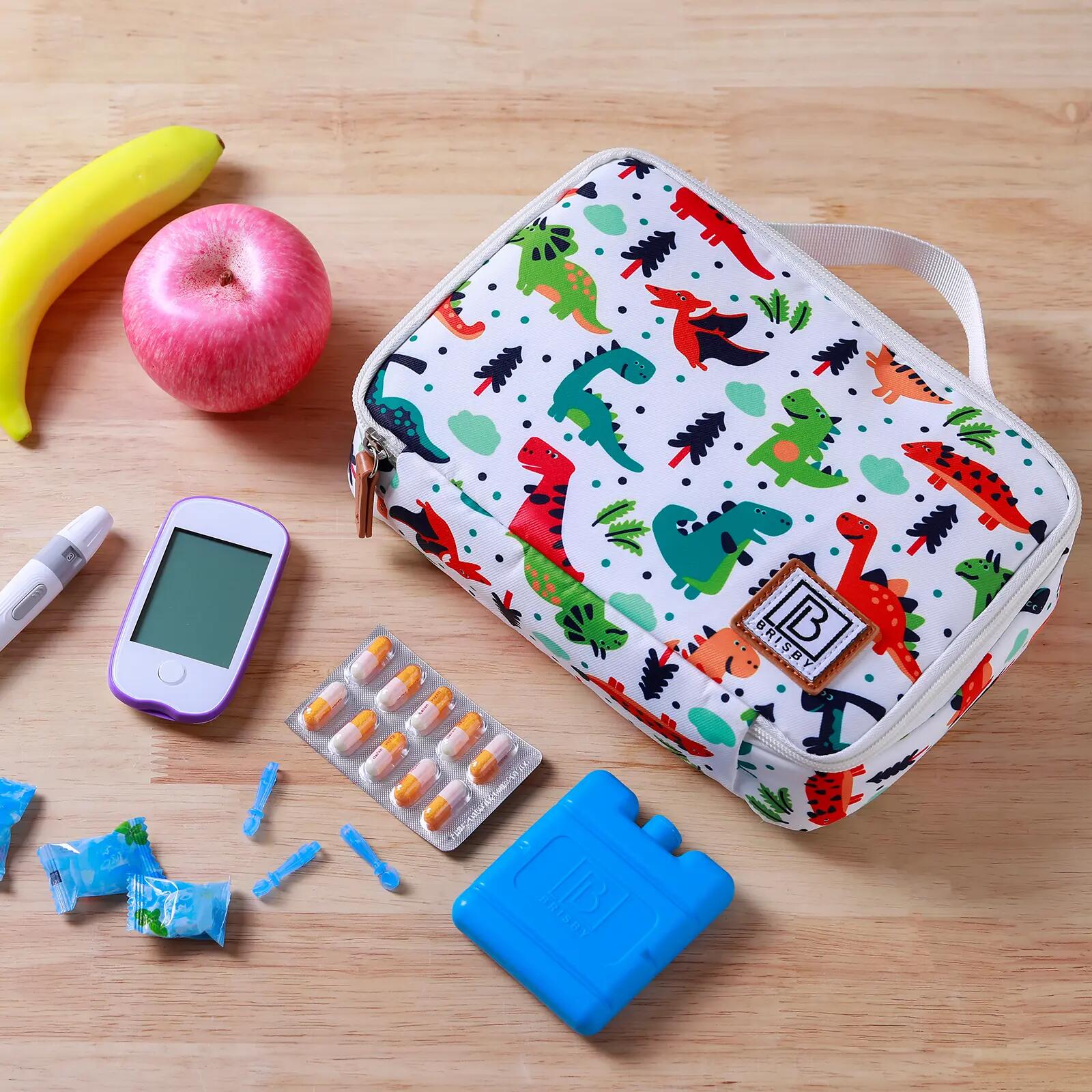 Lunchbox Outdoor Kinderen Classic 2,5L Opvouwbaar Met Naamkaartje Meerkleurig 6/7