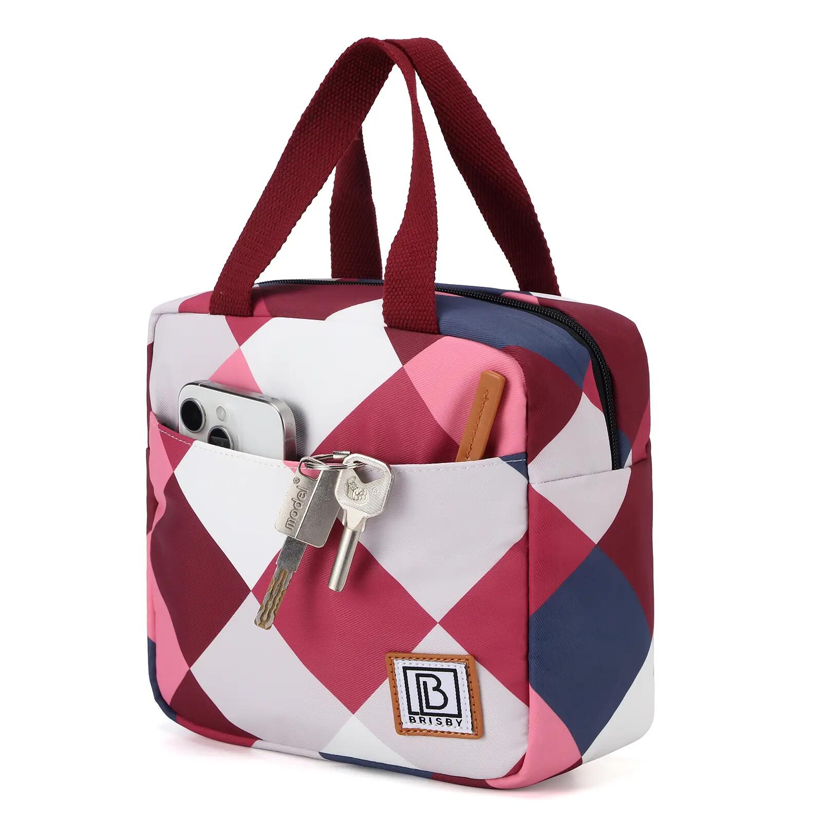 Lunchbox Outdoor Classic 4L 4-laags Geïsoleerd Incl. Koelelement Roze 4/7