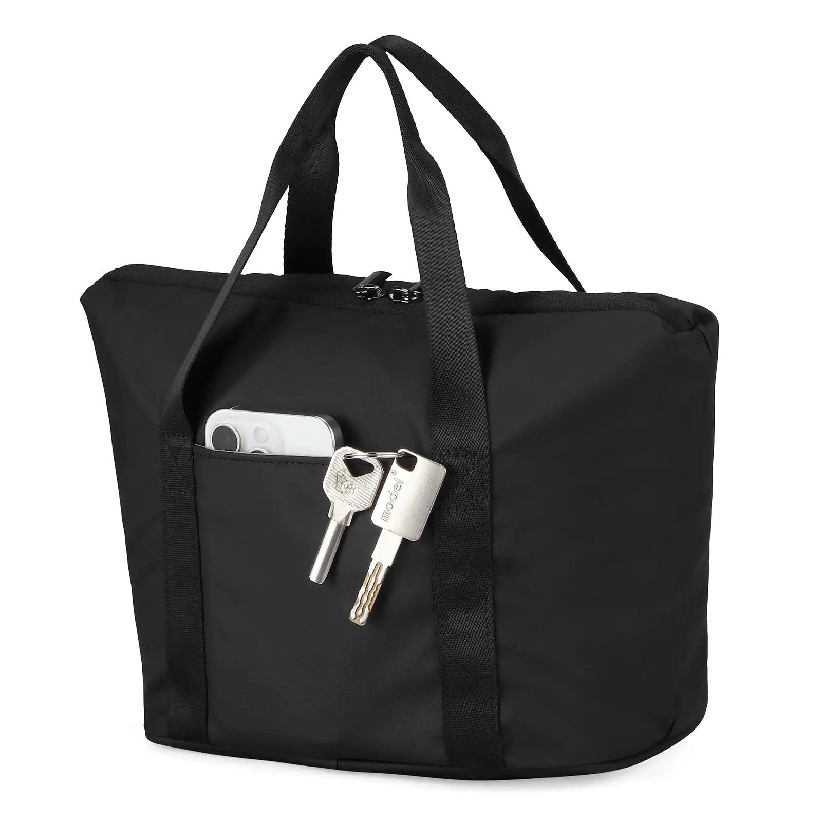 Lunchbox Outdoor Koeltas 6L Geïsoleerd Incl. 2 Koelelementen Voorvak Zwart 3/7
