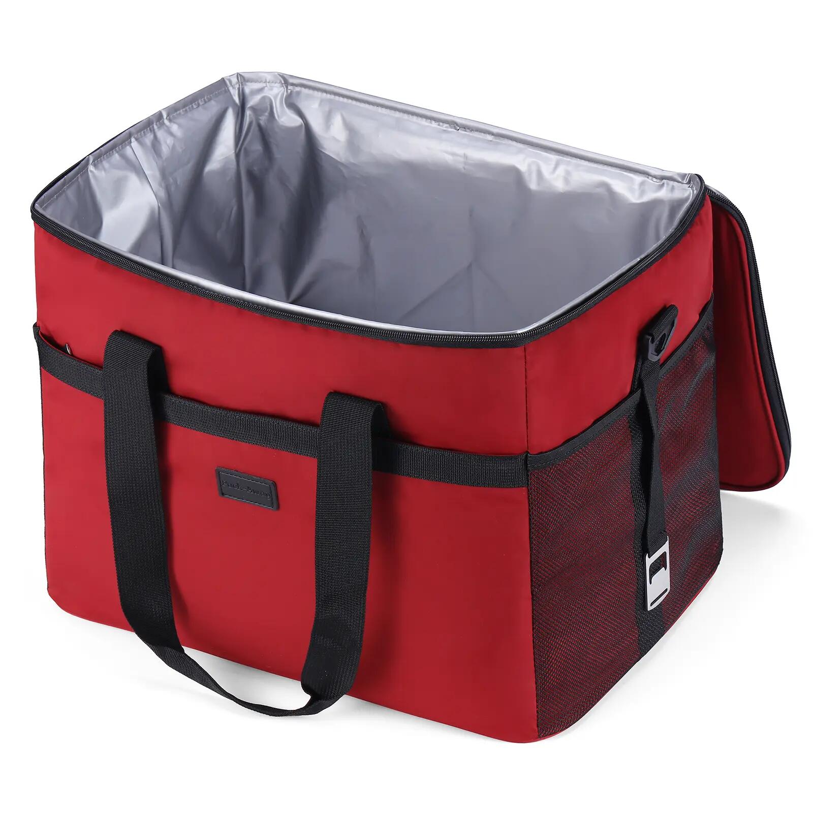 Koelbox Kamperen Fold 40L Opvouwbaar Incl. 6 Koelelementen Rood 3/7