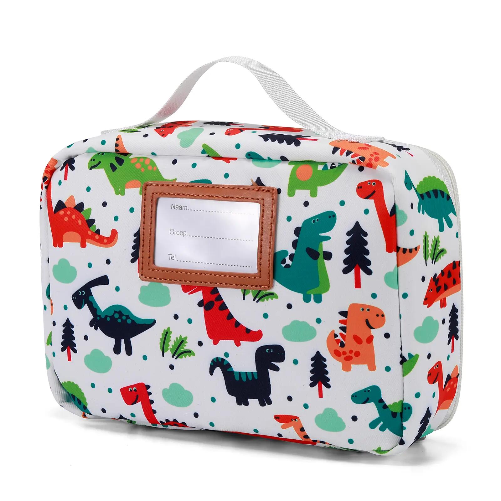 Lunchbox Outdoor Kinderen Classic 2,5L Opvouwbaar Met Naamkaartje Meerkleurig 4/7