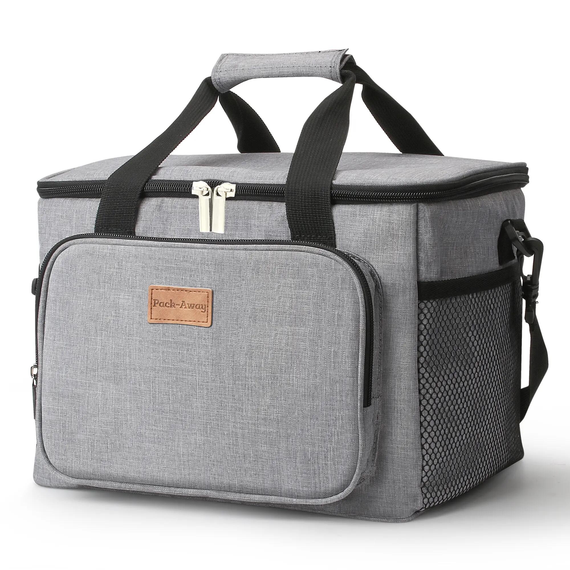 Koelbox Kamperen Fold 15L Opvouwbaar Incl. 2 Koelelementen Grijs 2/6