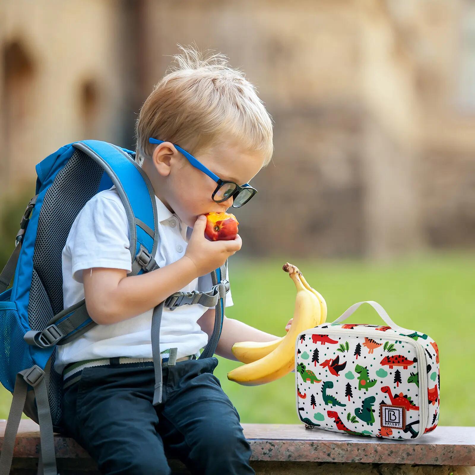Lunchbox Outdoor Kinderen Classic 2,5L Opvouwbaar Met Naamkaartje Meerkleurig 3/7