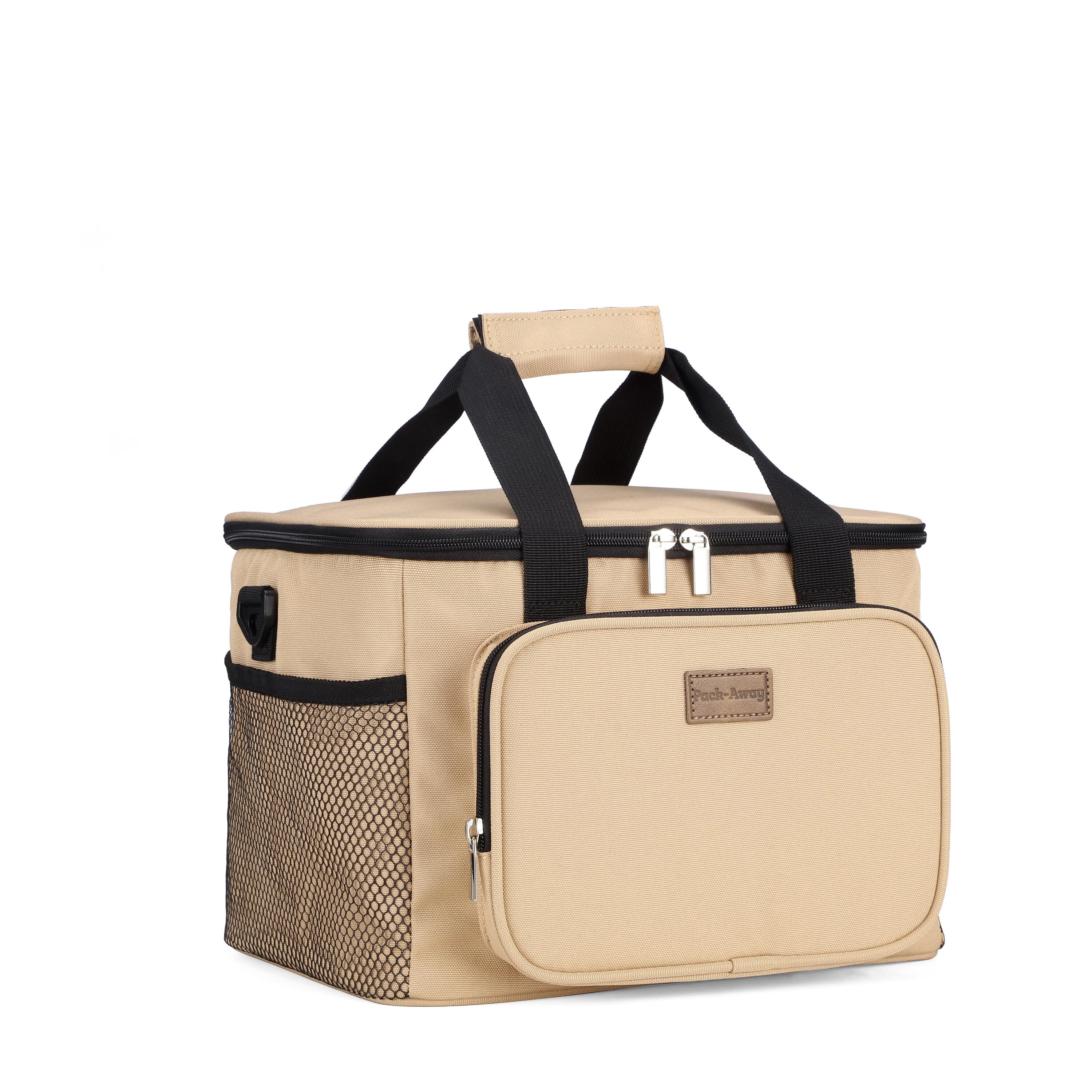 Koelbox Kamperen Fold 15L Opvouwbaar Incl. 2 Koelelementen Beige 5/7