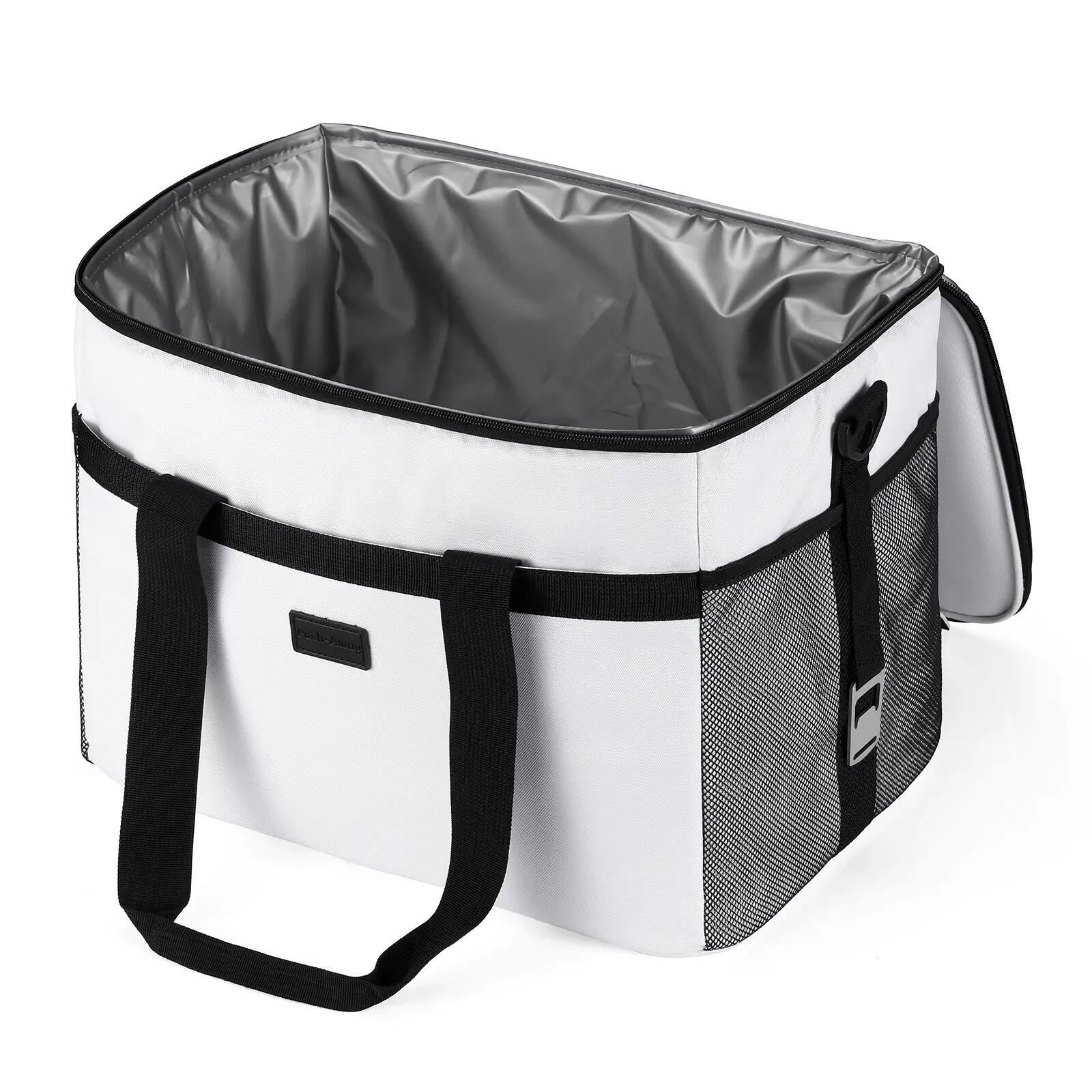 Koelbox Kamperen Fold 30L Opvouwbaar Incl. 4 Koelelementen Wit 2/7