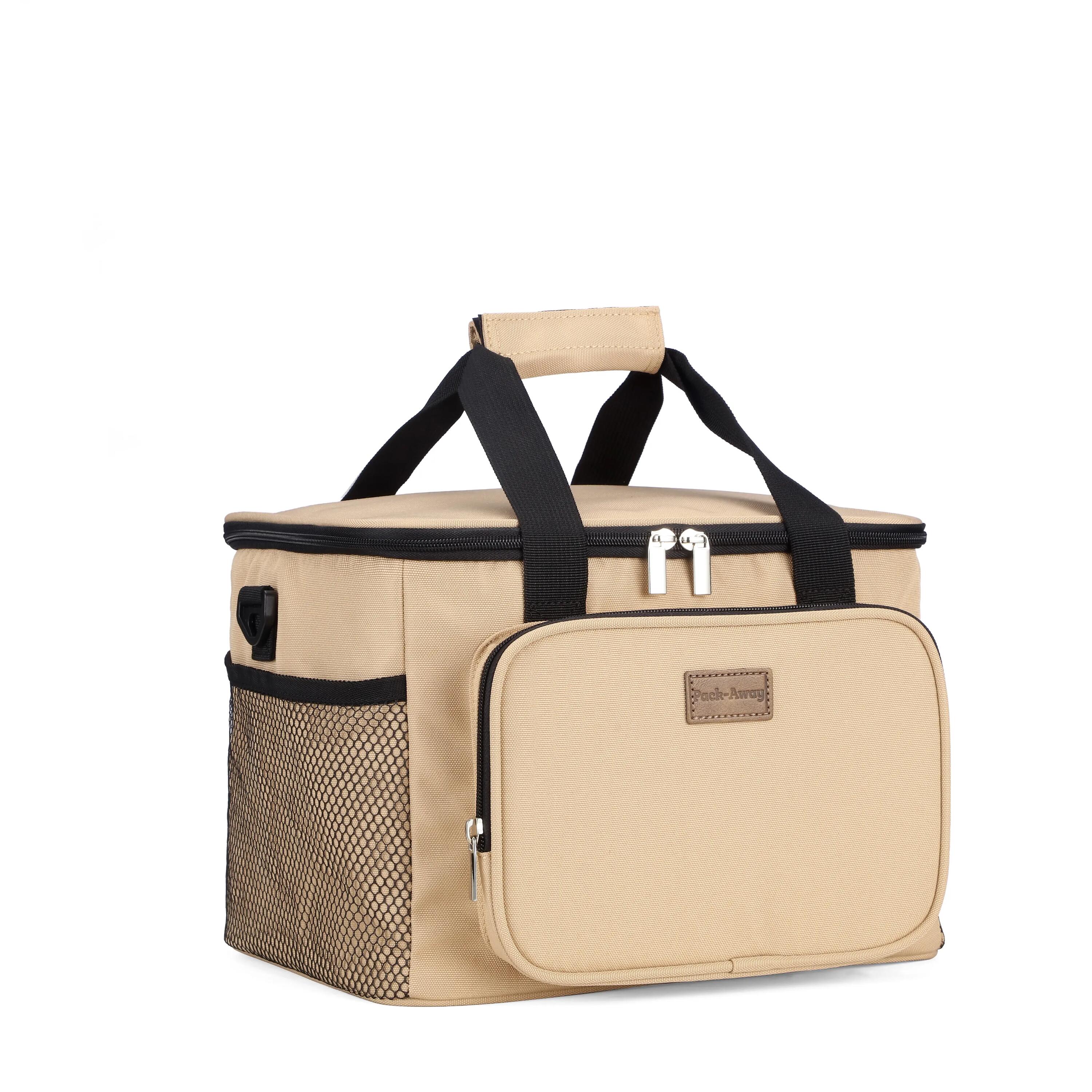 Koelbox Kamperen Fold 15L Opvouwbaar Incl. 2 Koelelementen Beige 3/7