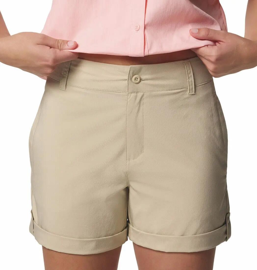 Columbia Women's Silver Ridge Utility Beige Shorts 4/6