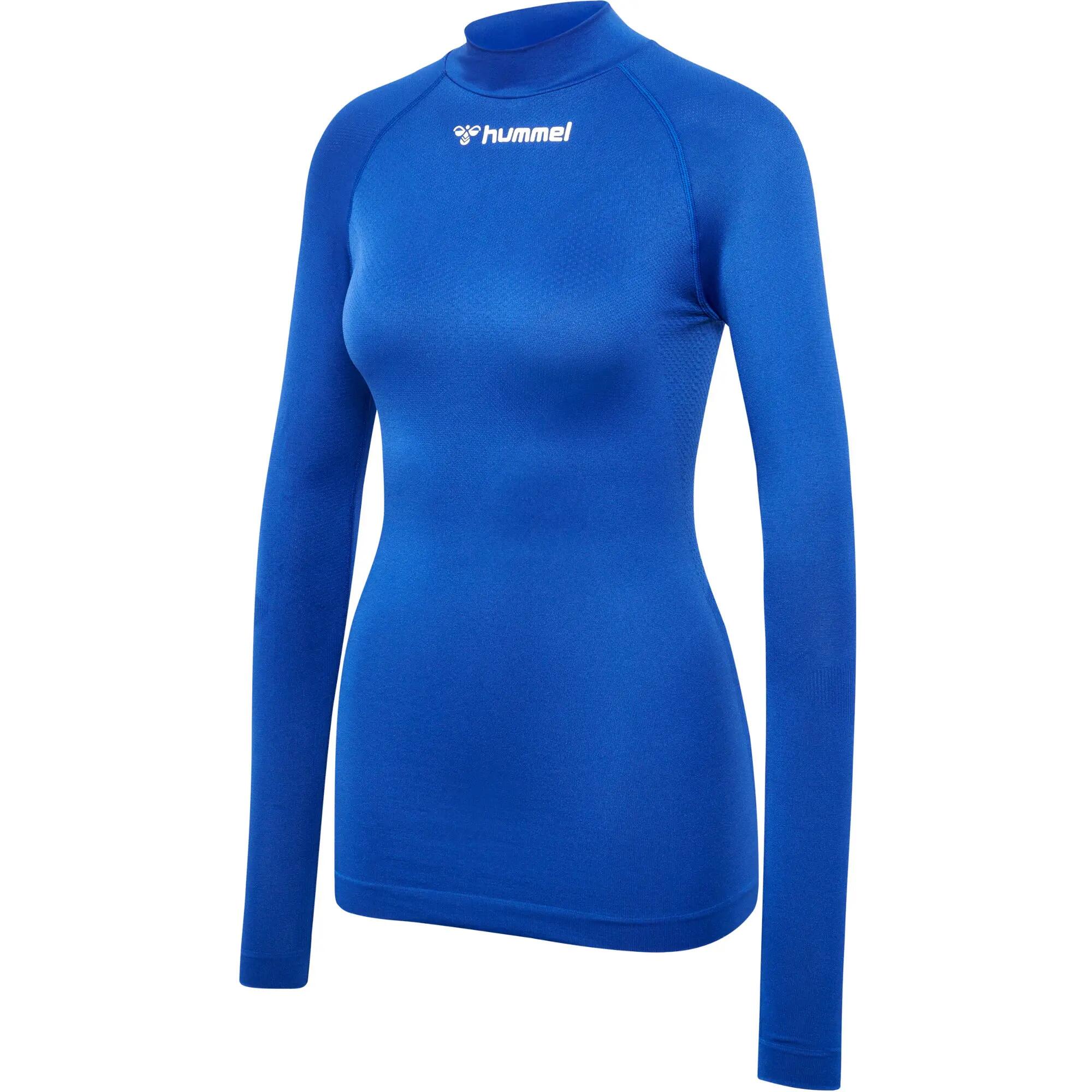 Hosszúujjú póló füstszínű nyakkal Hummel Comfort 2.0 11/11
