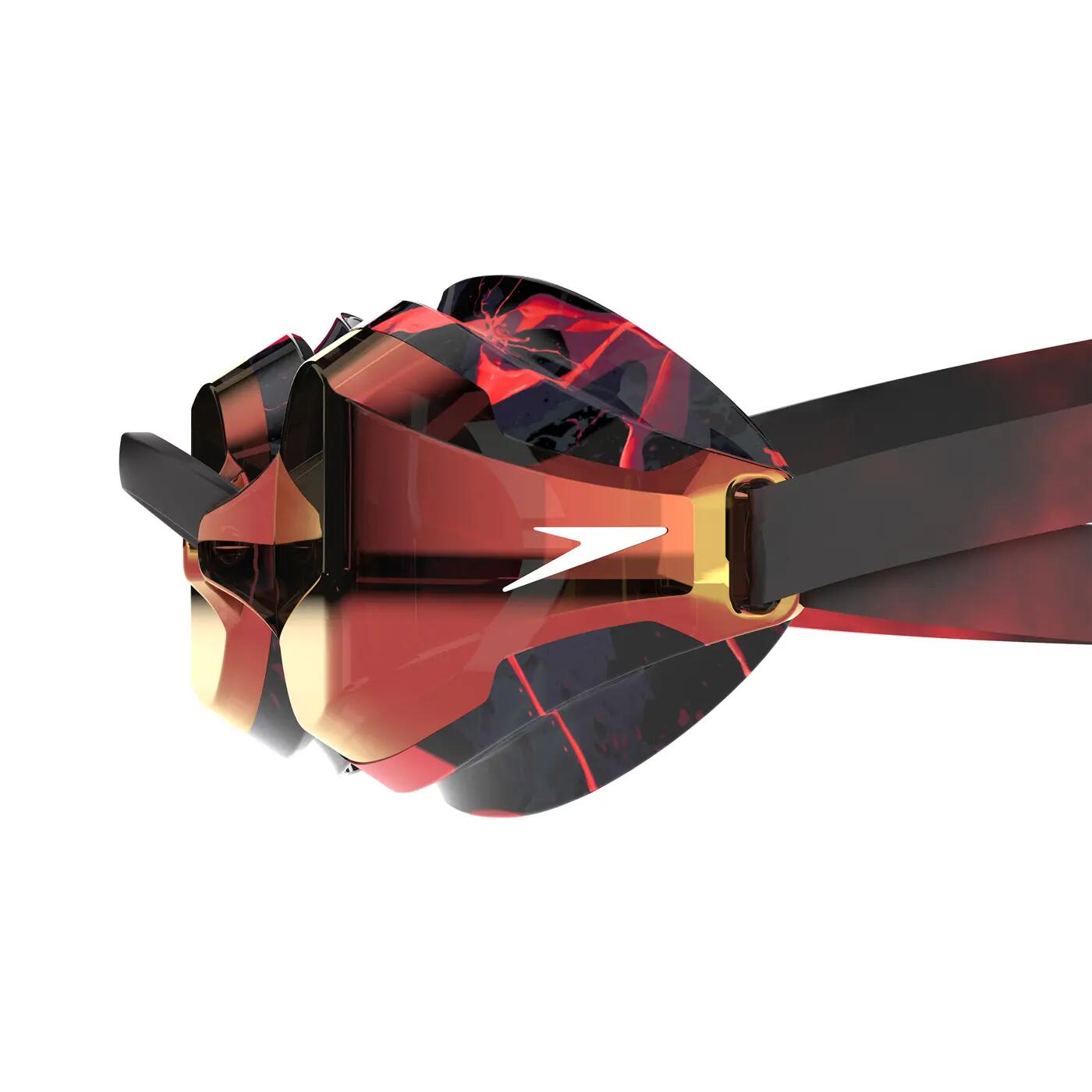 Lunettes de Natation Speedo Fastskin Speed Socket 2.0 Mirror LTD Noir/Rouge 6/7