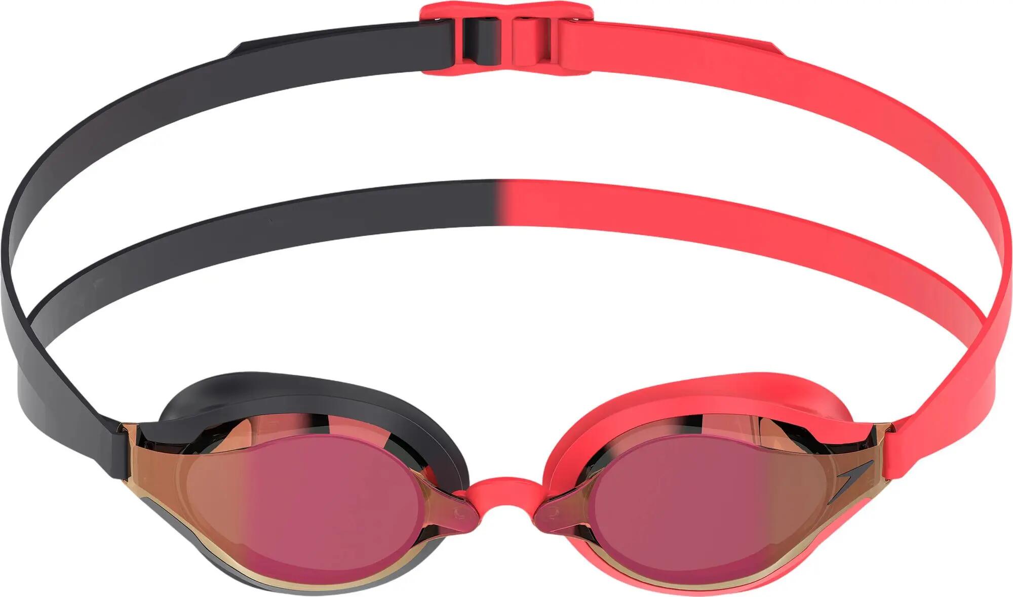 Lunettes de Natation Speedo Fastskin Speed Socket 2.0 Mirror Noir/Rouge 3/7