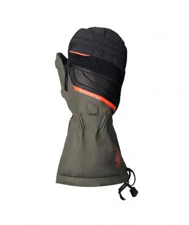 Lenz Heat Glove 1.0 Fingercap Hunting Mitten Black/Green 2/7