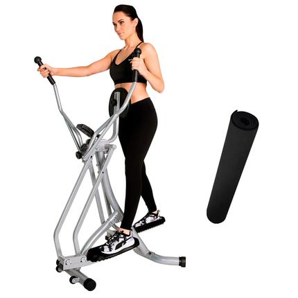 Vélo elliptique pliable, tapis de protection inclus - LCD - 100 kg - Walker
