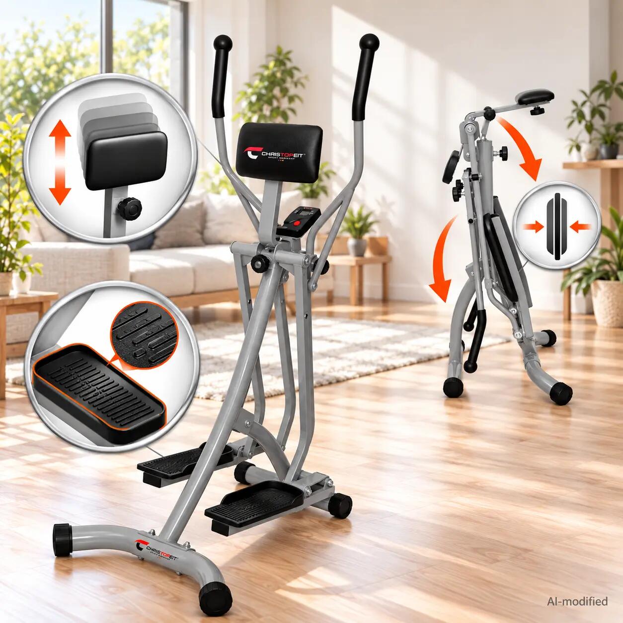 Bicicleta eliptica Crosstrainer, Christopeit 4/6