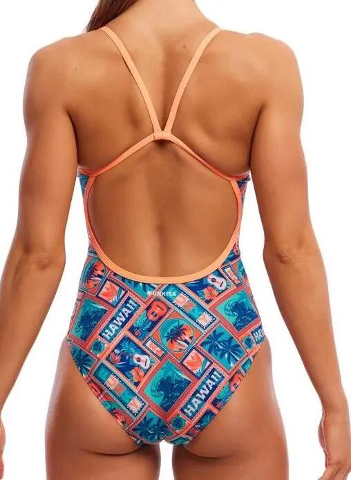 Funkita badpak met één bandje voor dames 2/7