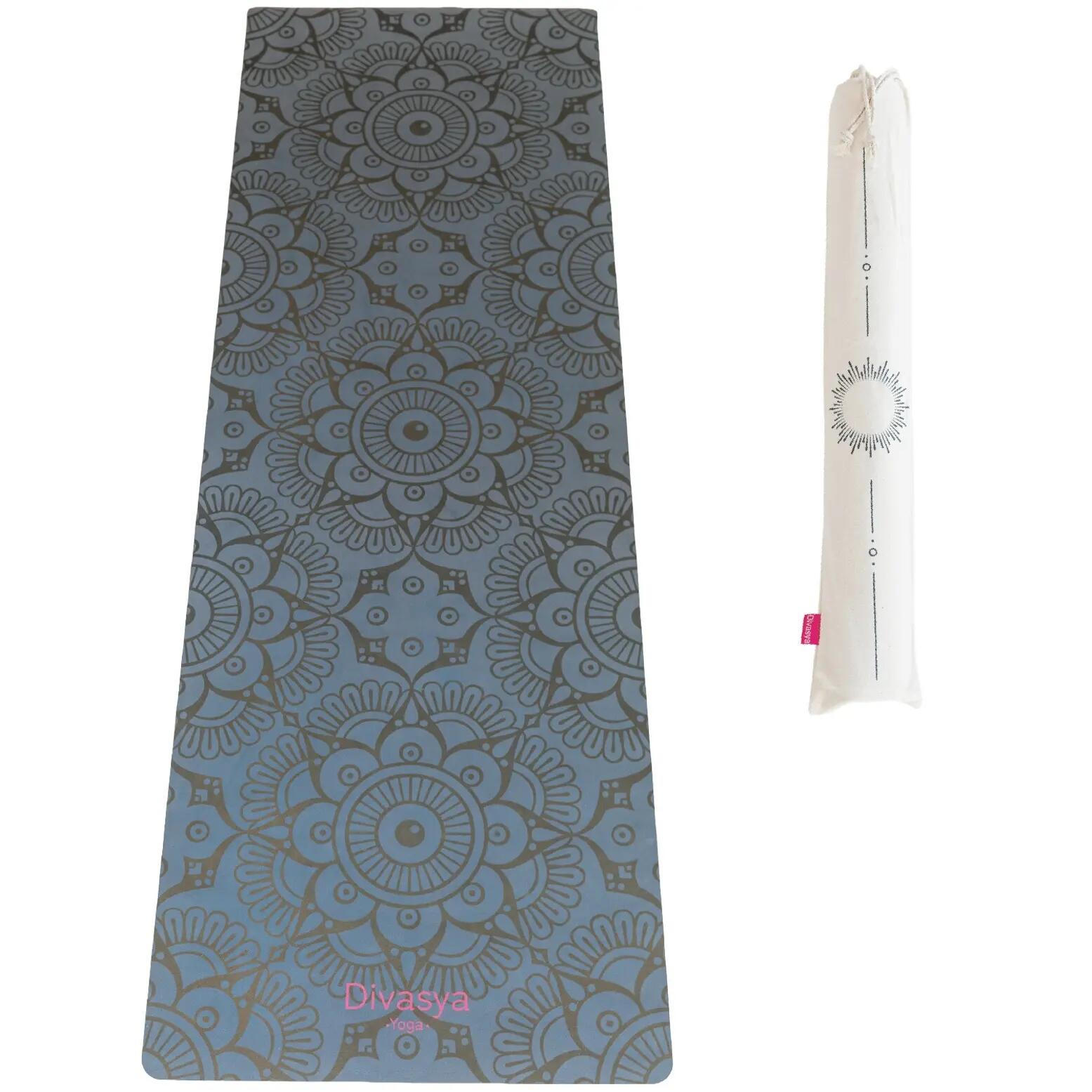 Tapis de yoga de voyage: fin & léger | pliable & antidérapant 6/8